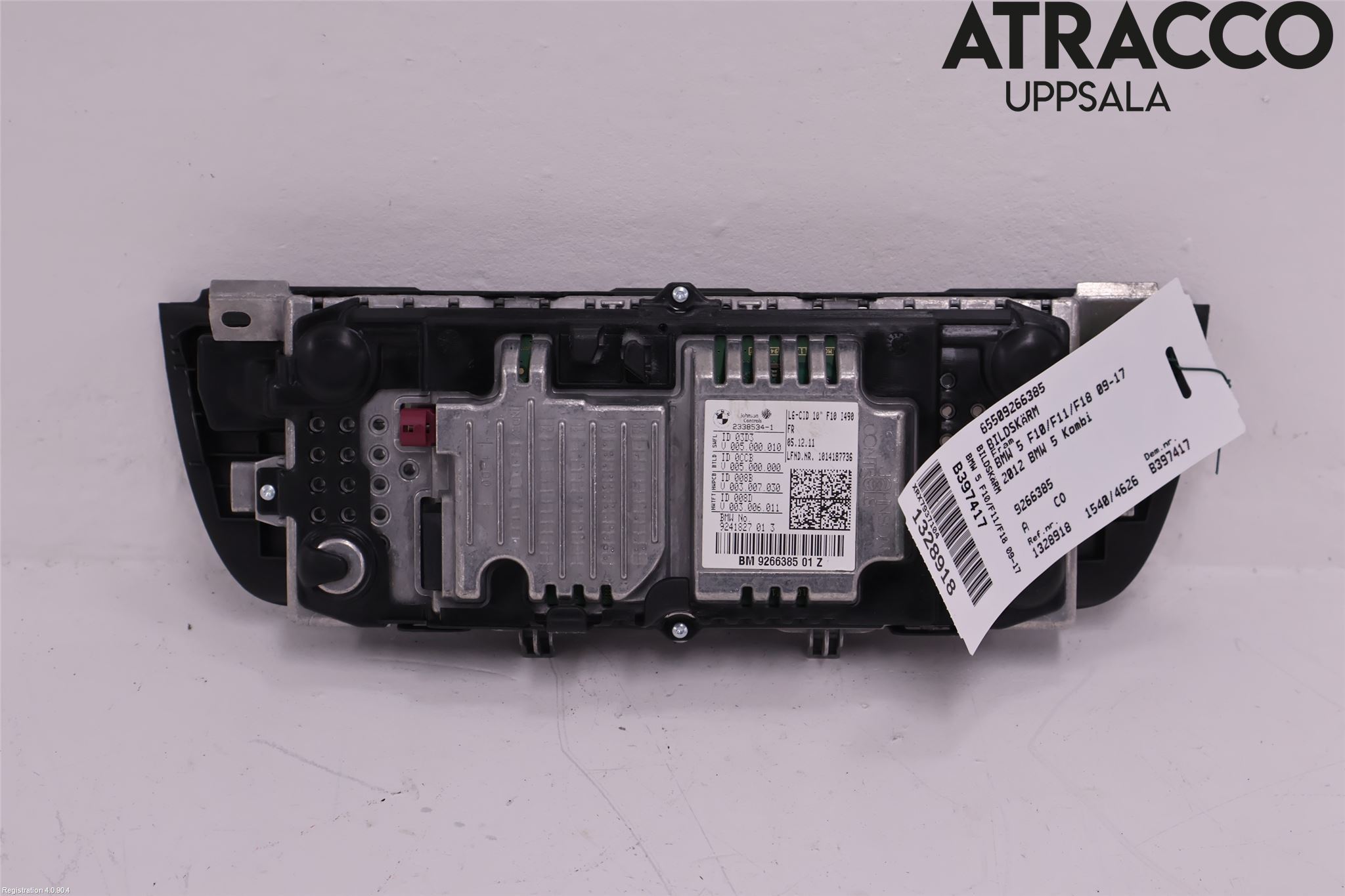 BMW 5 F10/F11/F18 09-17 Bildskärm