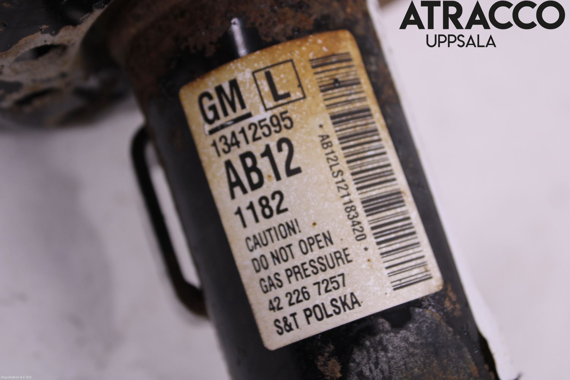 Opel ASTRA J 10-15 Fjäderben Fram Vänster
