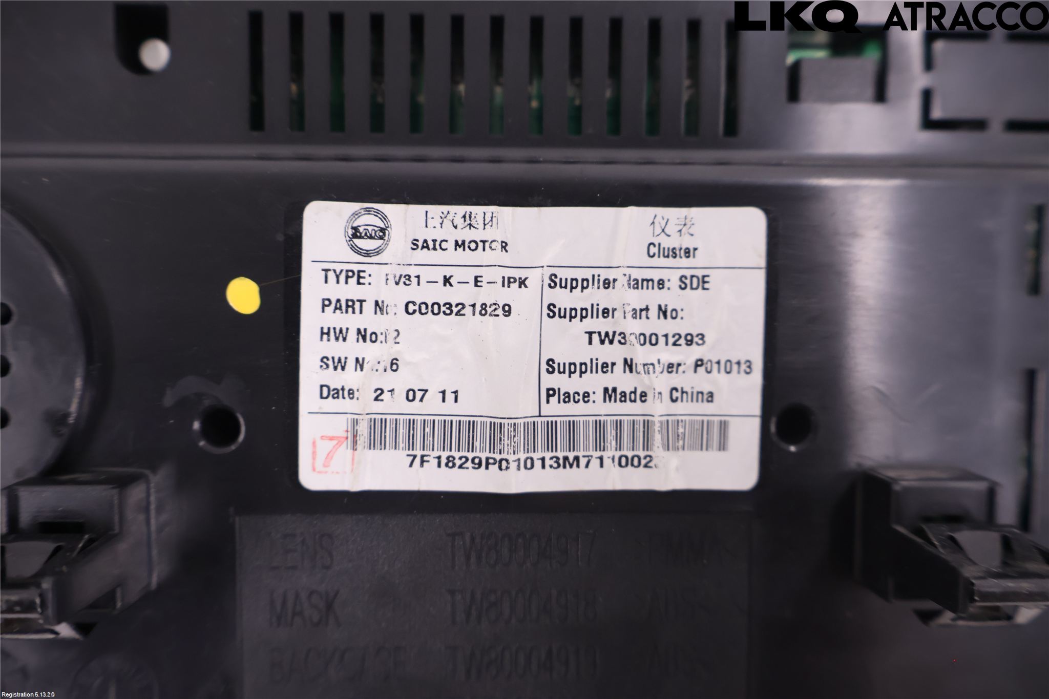 Maxus E-DELIVER3 EV30 20- Instrument Komb