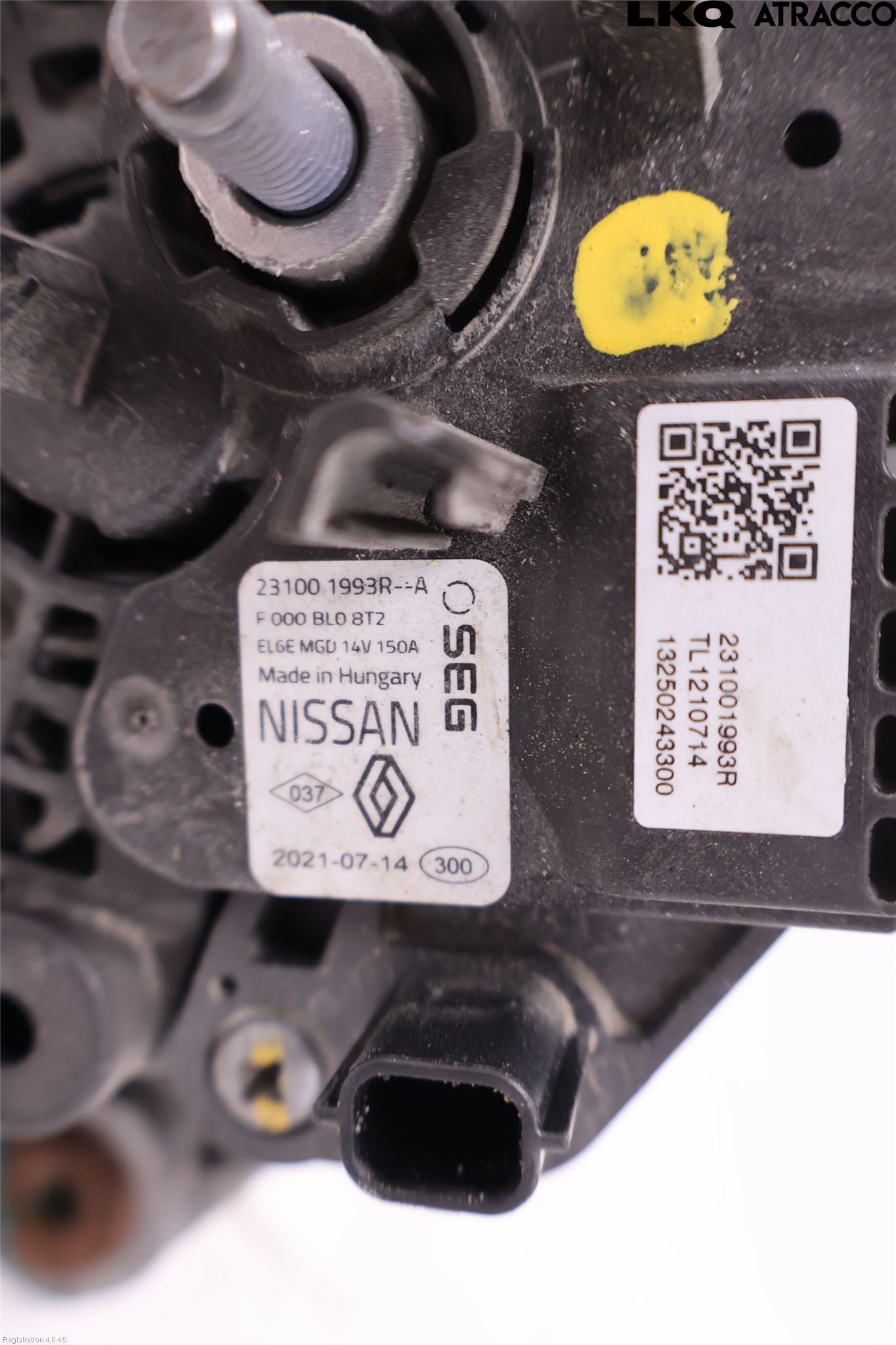 Renault MEGANE IV 16-23 Generator