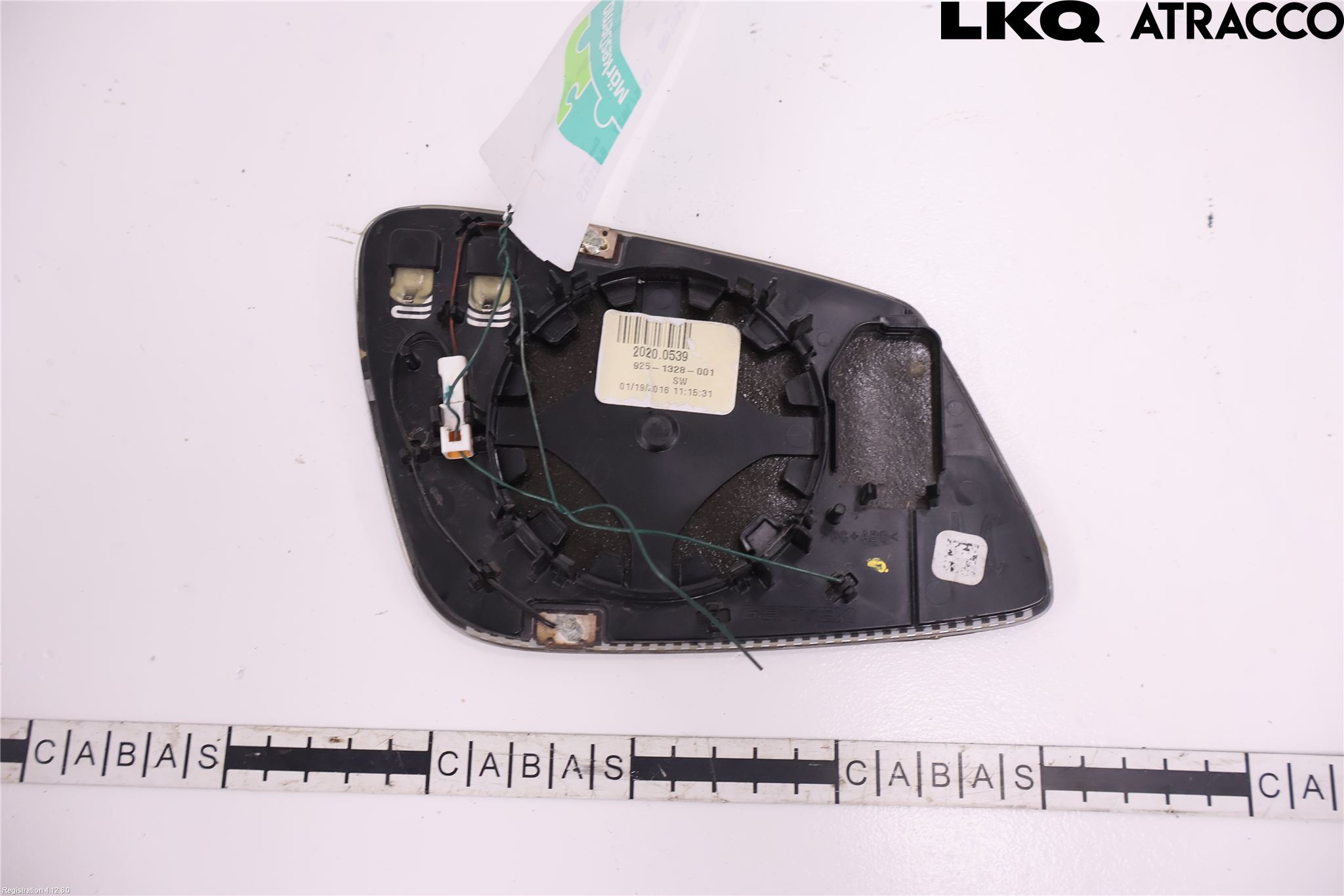 BMW i3 I01 13-22 Spegelglas Vä