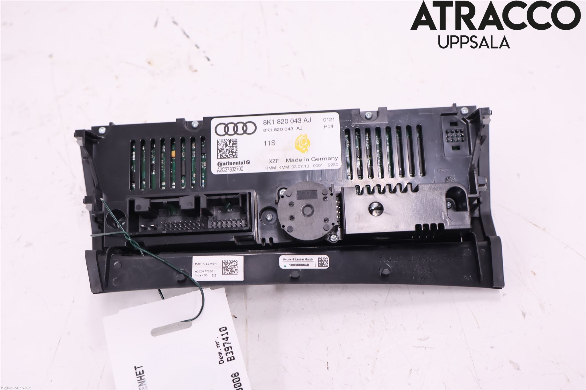 Audi A4 12-15 Ac Styrenhet Ac Manöveren