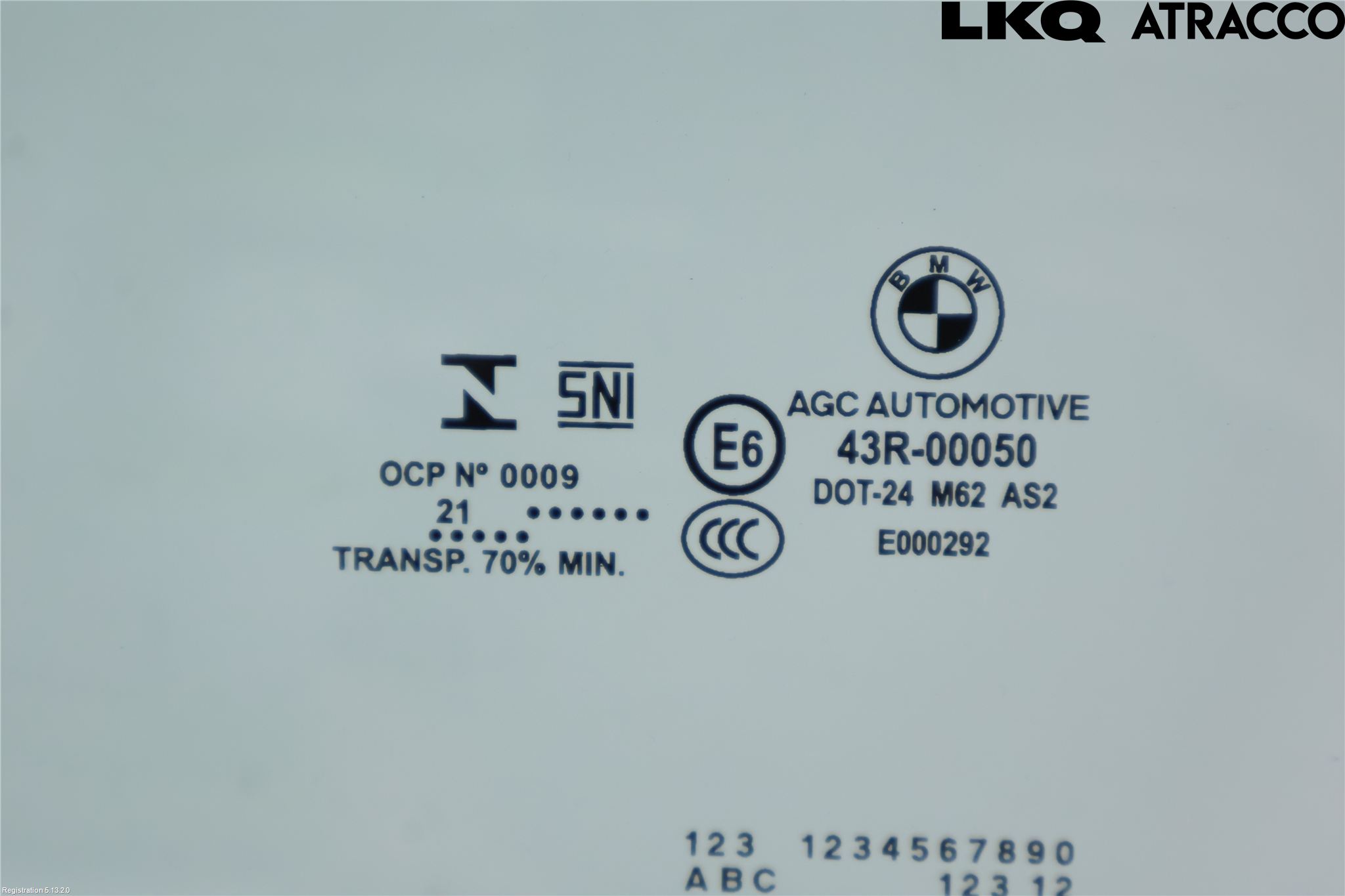 BMW 5 G30/G31/F90 17-23 Dörruta Fram Vänster