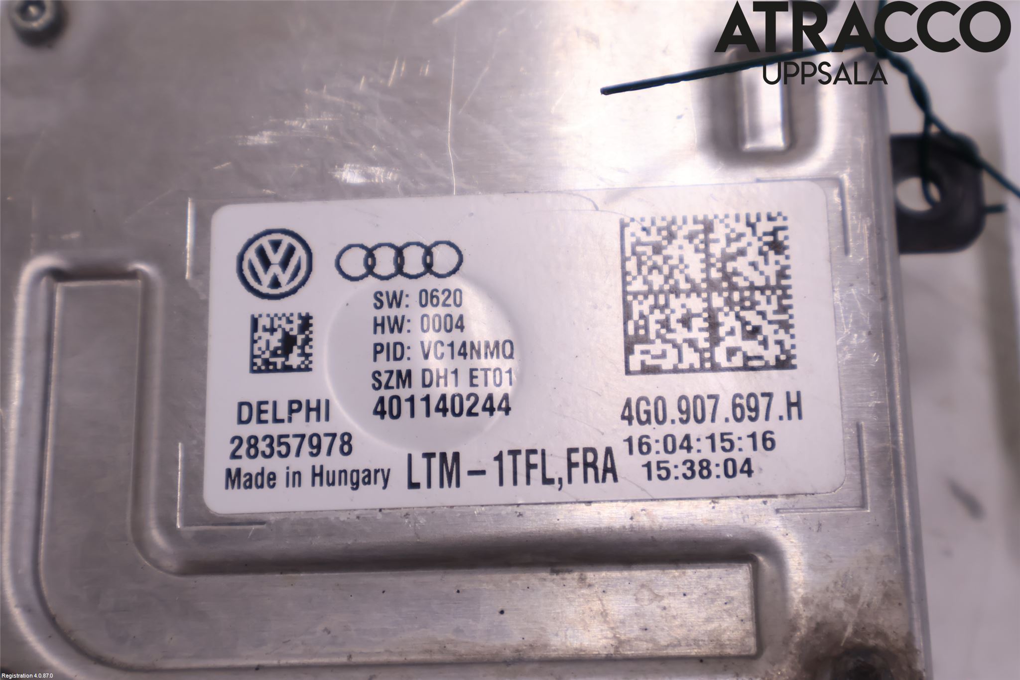 Volkswagen VW PASSAT 15-19 Styrenhet Strålkastare