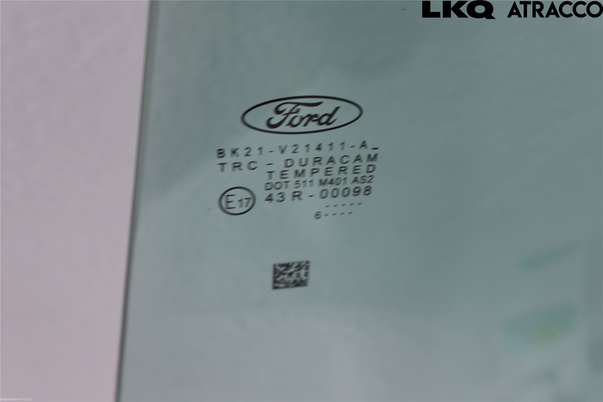 Ford TRANSIT SKÅP/BUSS 14-22 Dörruta Fram Vänster