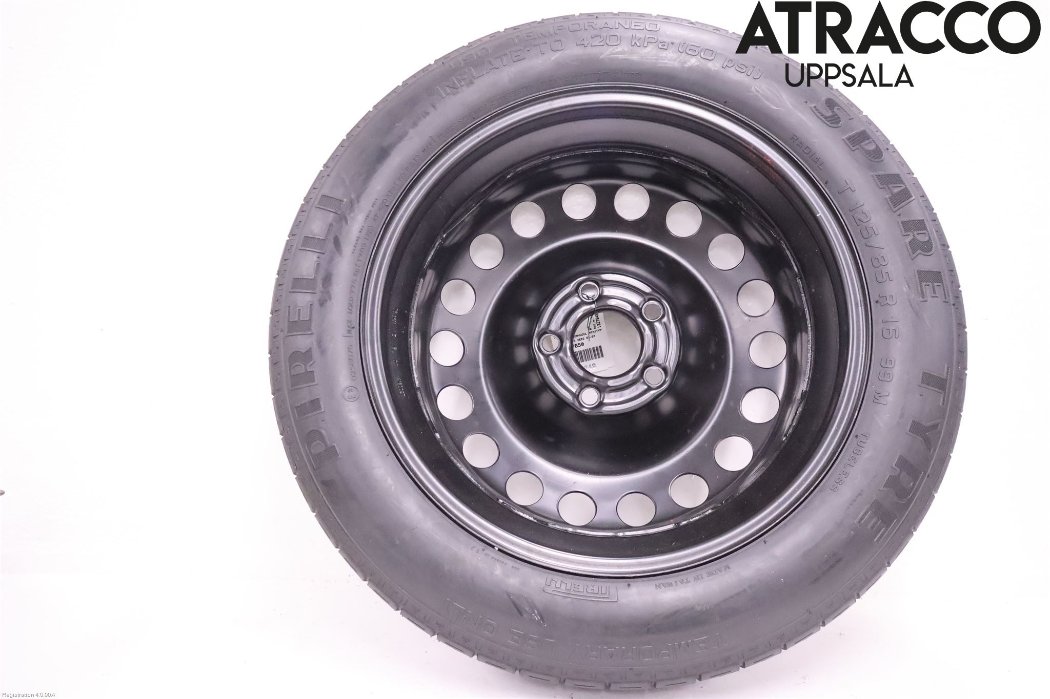 Saab 9-3 VER 2 Hjul Reservhjul Minityp