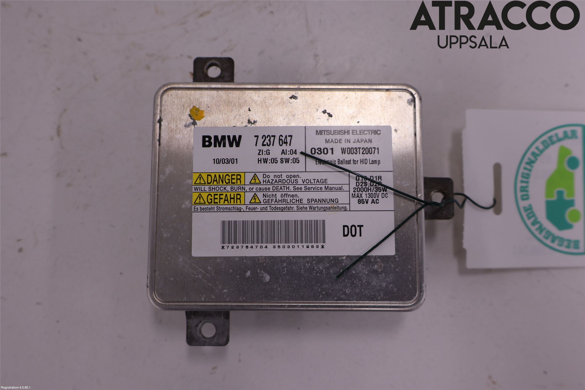 BMW 3 E90/91 SED/TOU 05-12 Styrenhet Strålkastare