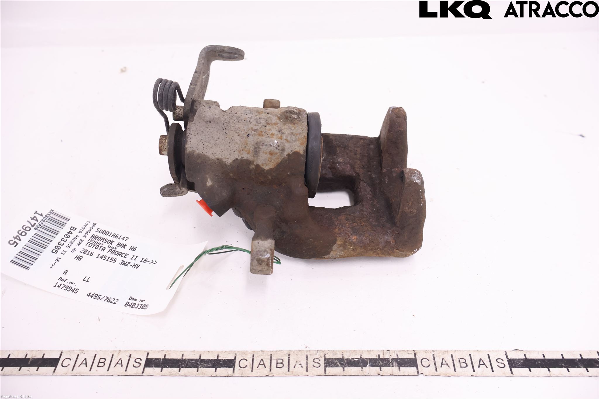 Toyota PROACE II 16- Bromsok Bak Höger