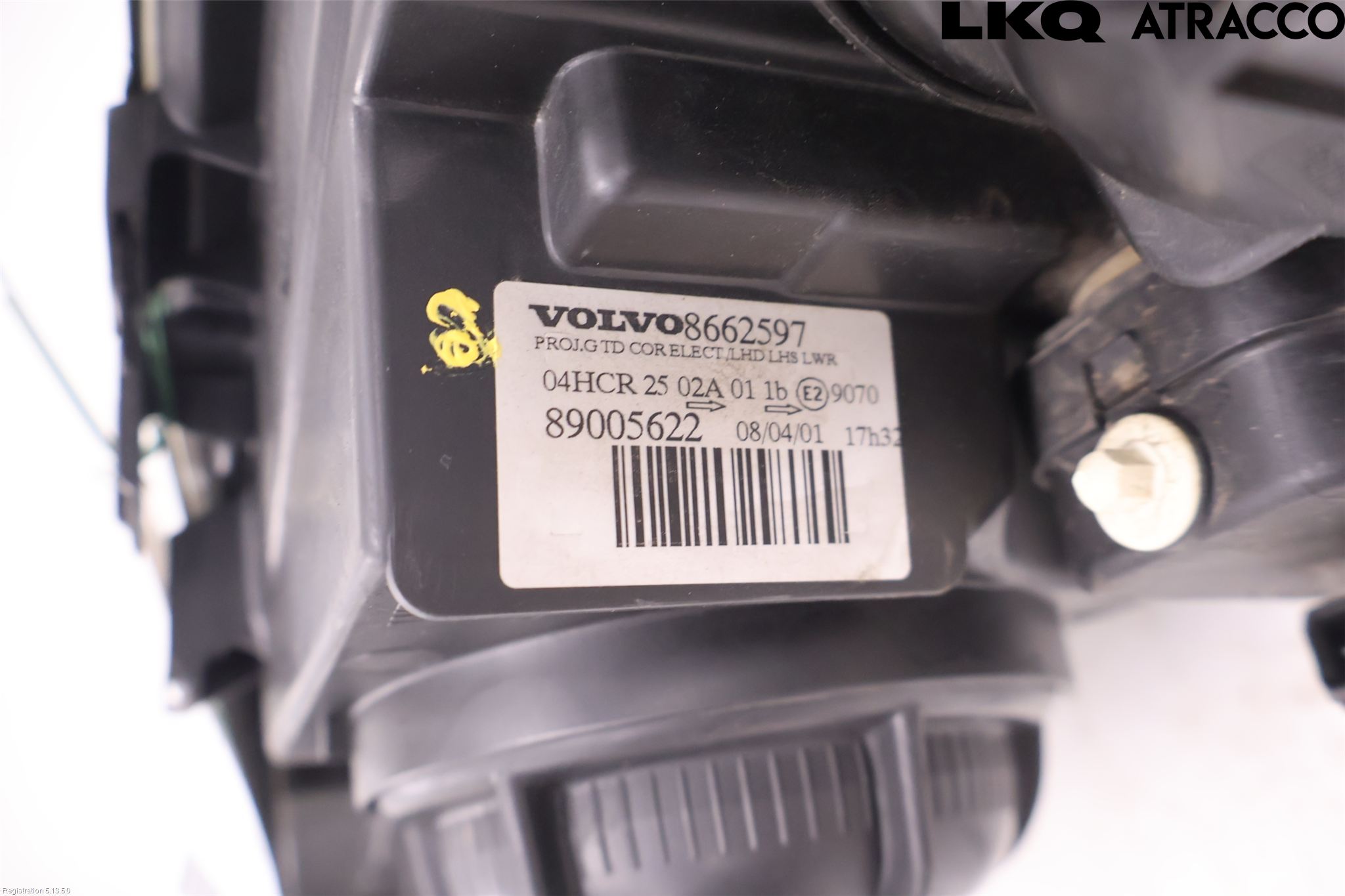 Volvo S60 01-04 Strålkastare Vänster