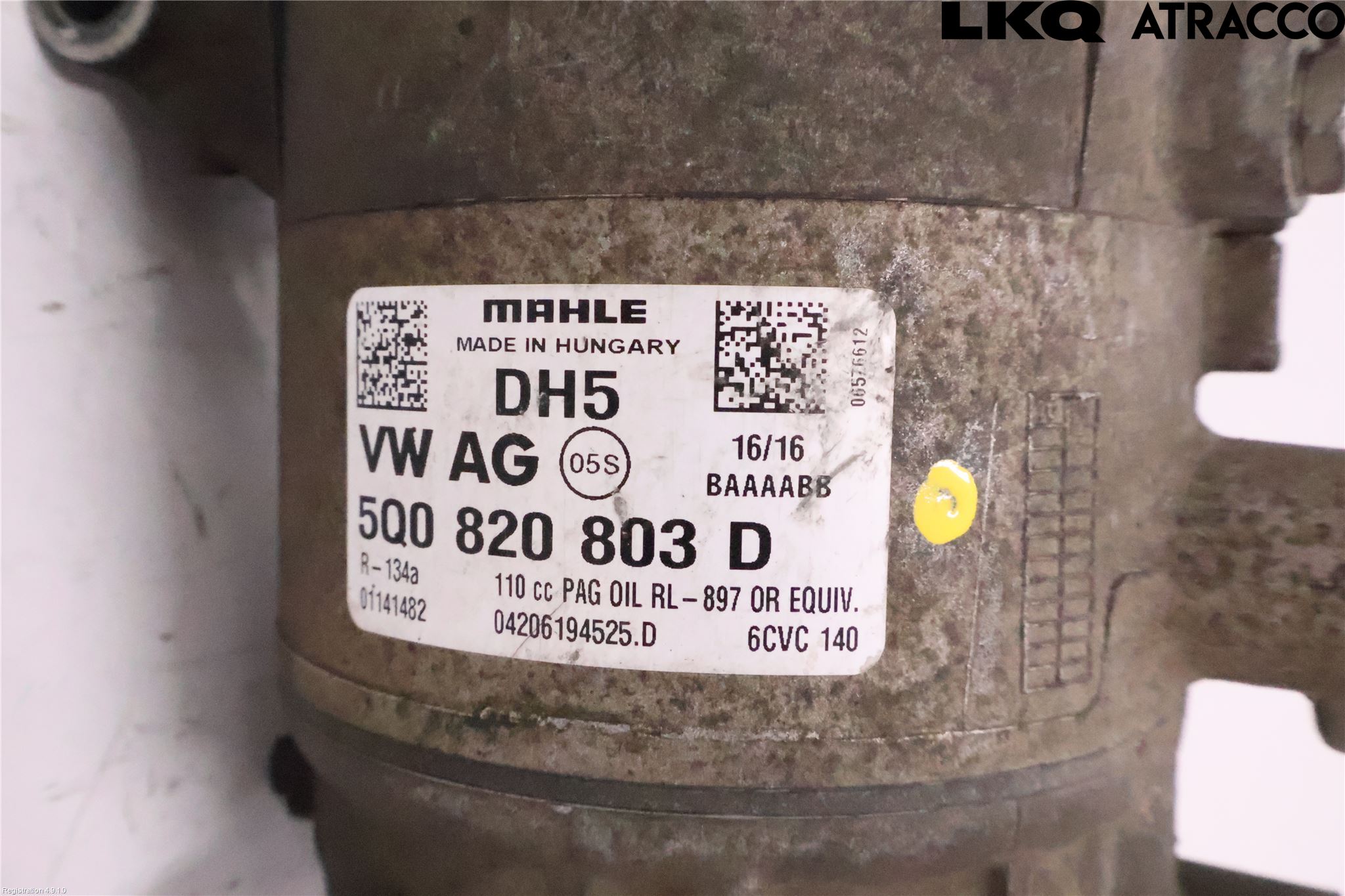 Volkswagen VW CADDY 16-20 Ac Kompressor