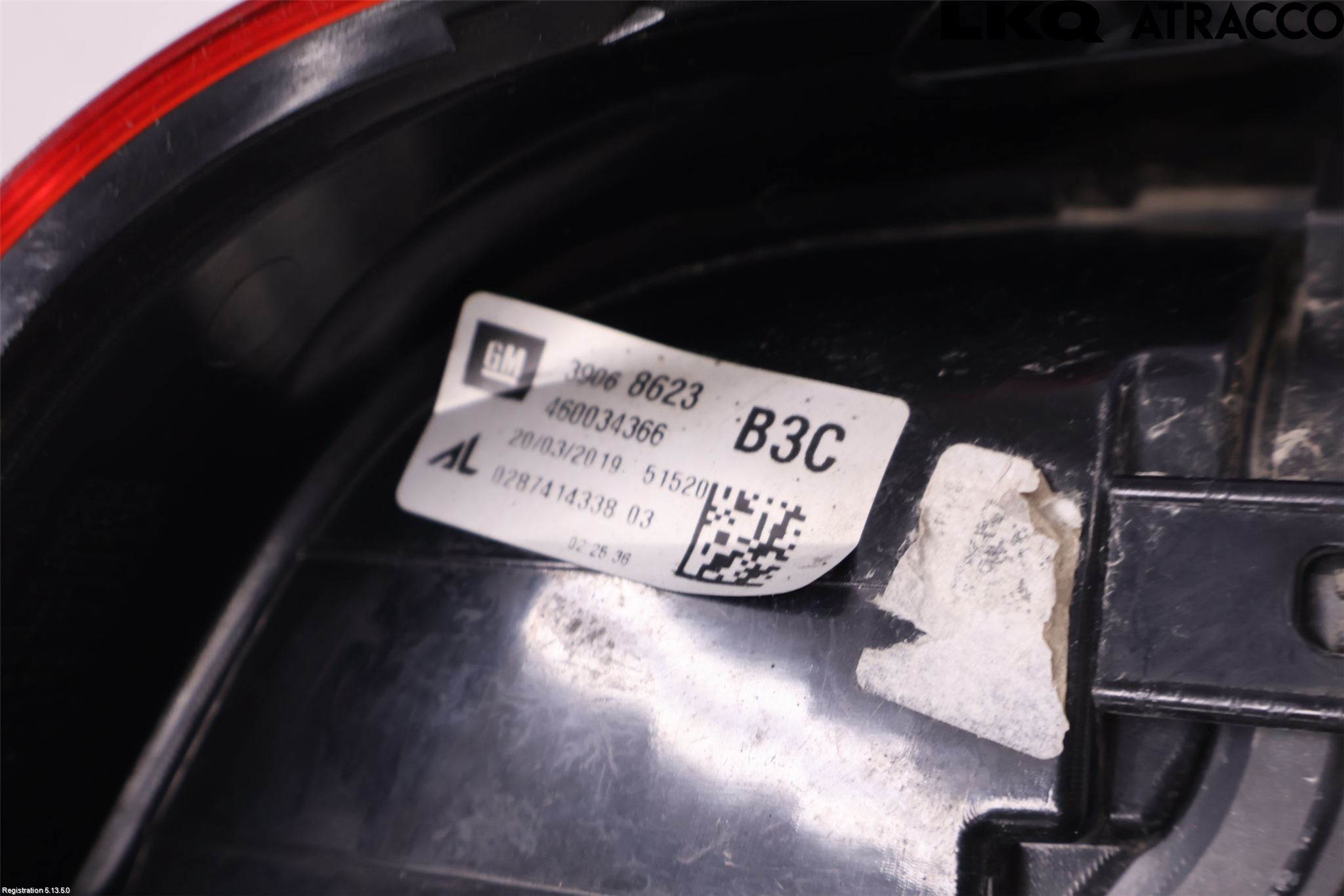 Opel CORSA E 15-19 Bakljus Höger