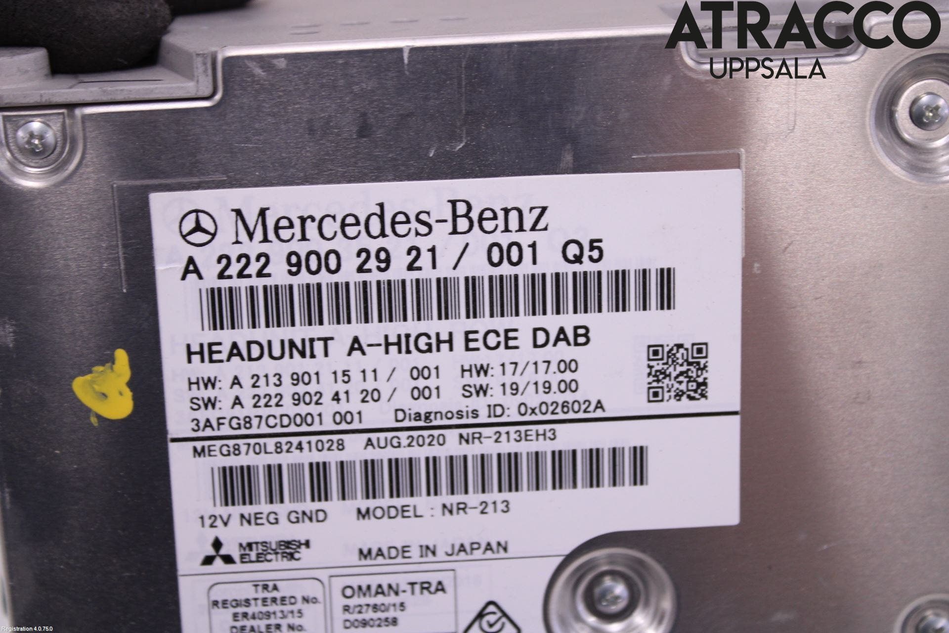 Mercedes-Benz MB C-KLASS (W205) 14-21 Cd Radio - Multimediapanel