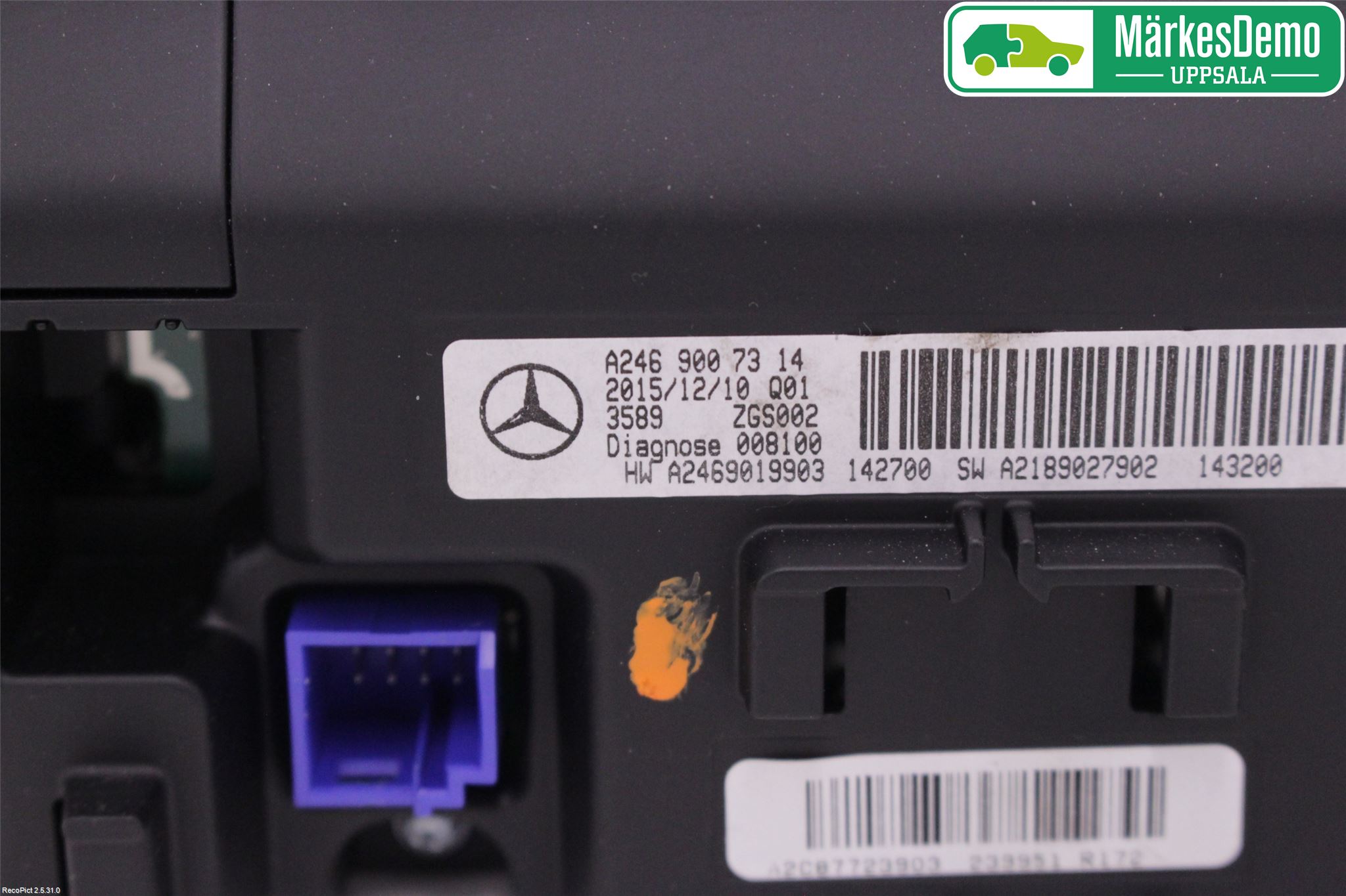 Mercedes-Benz MB CLA-KLASS (C117/X117) 13-19 Bildskärm