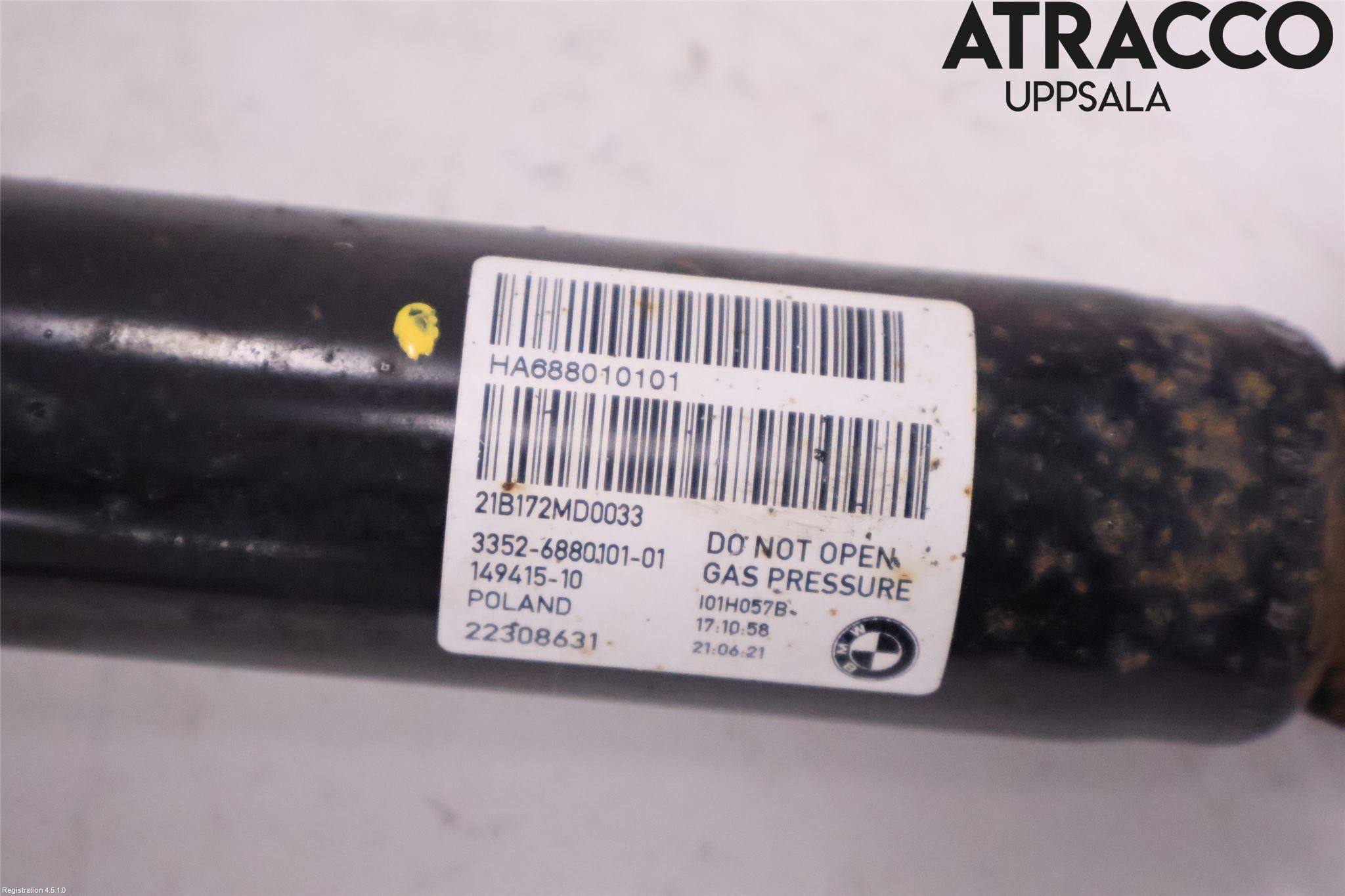 BMW i3 I01 13-22 Fjäderben Bak Vänster