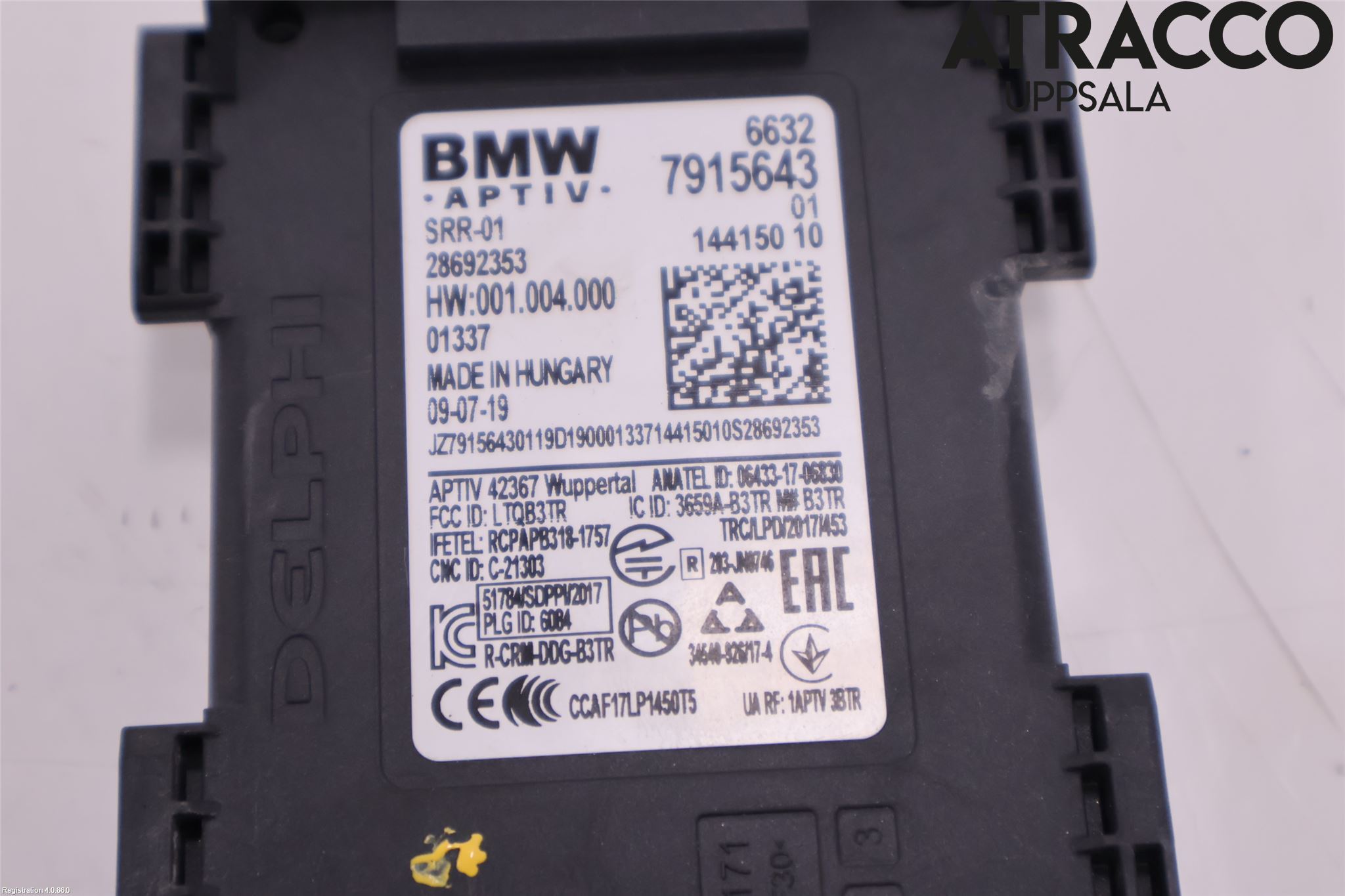 BMW 5 G30/G31/F90 17-23 Sensor Aktivt Kollisionsskydd