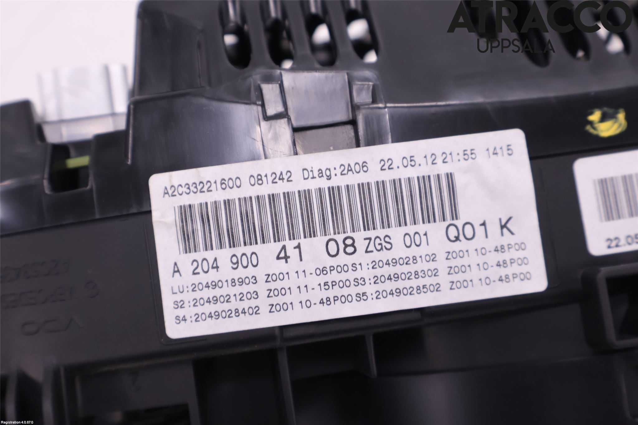 Mercedes-Benz MB C-KLASS (W204) 07-15 Instrument Komb