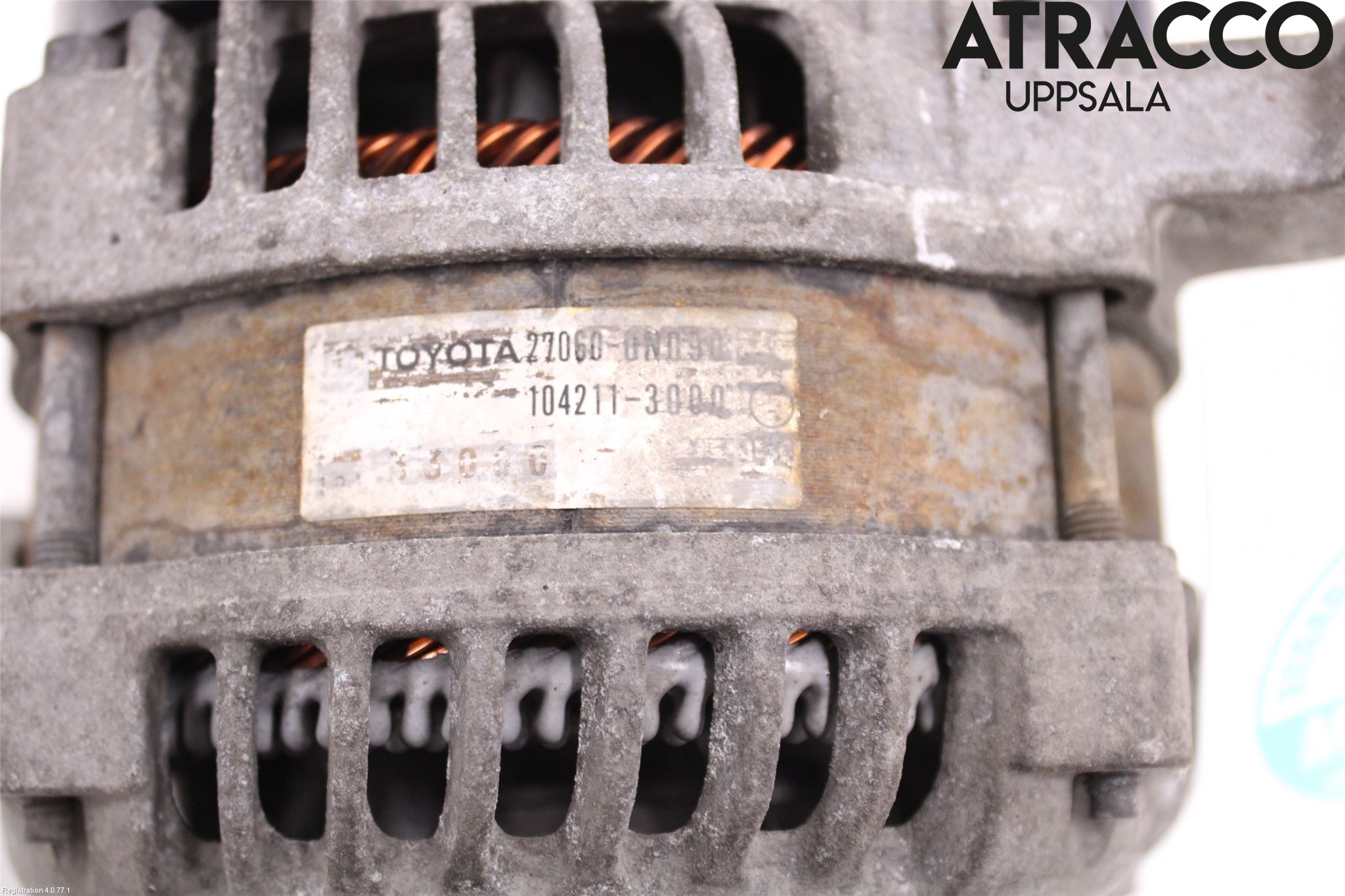 Toyota YARIS XP130 12-14 Generator