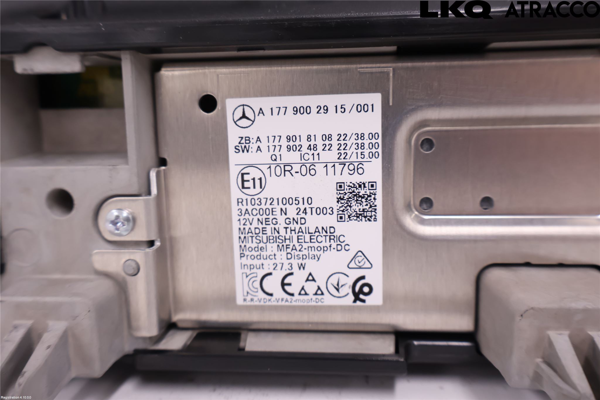 Mercedes-Benz MB CLA-KLASS (C118/X118) 19- Instrument Komb