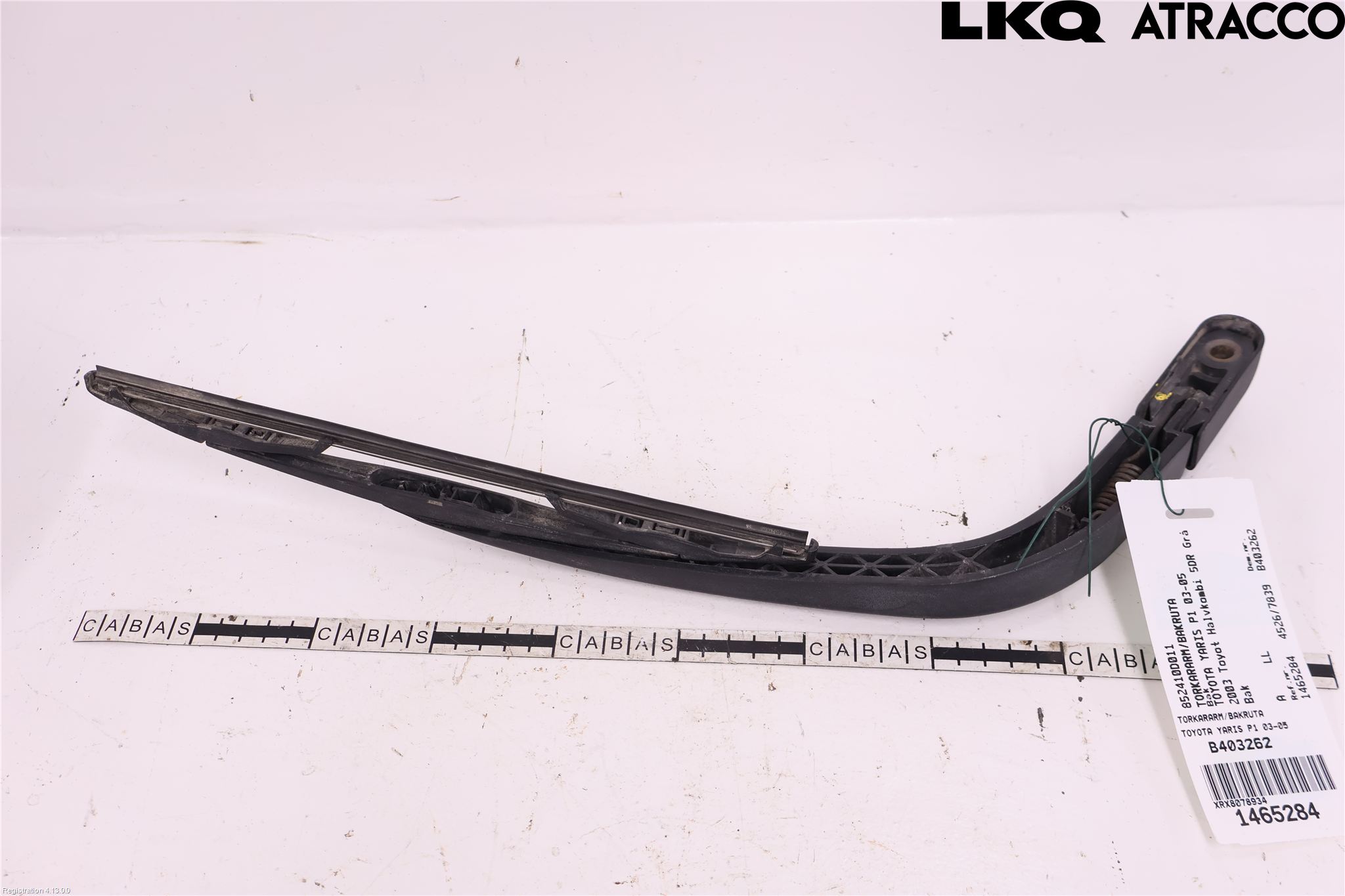 Toyota YARIS P1 03-05 Torkararm-Bakruta