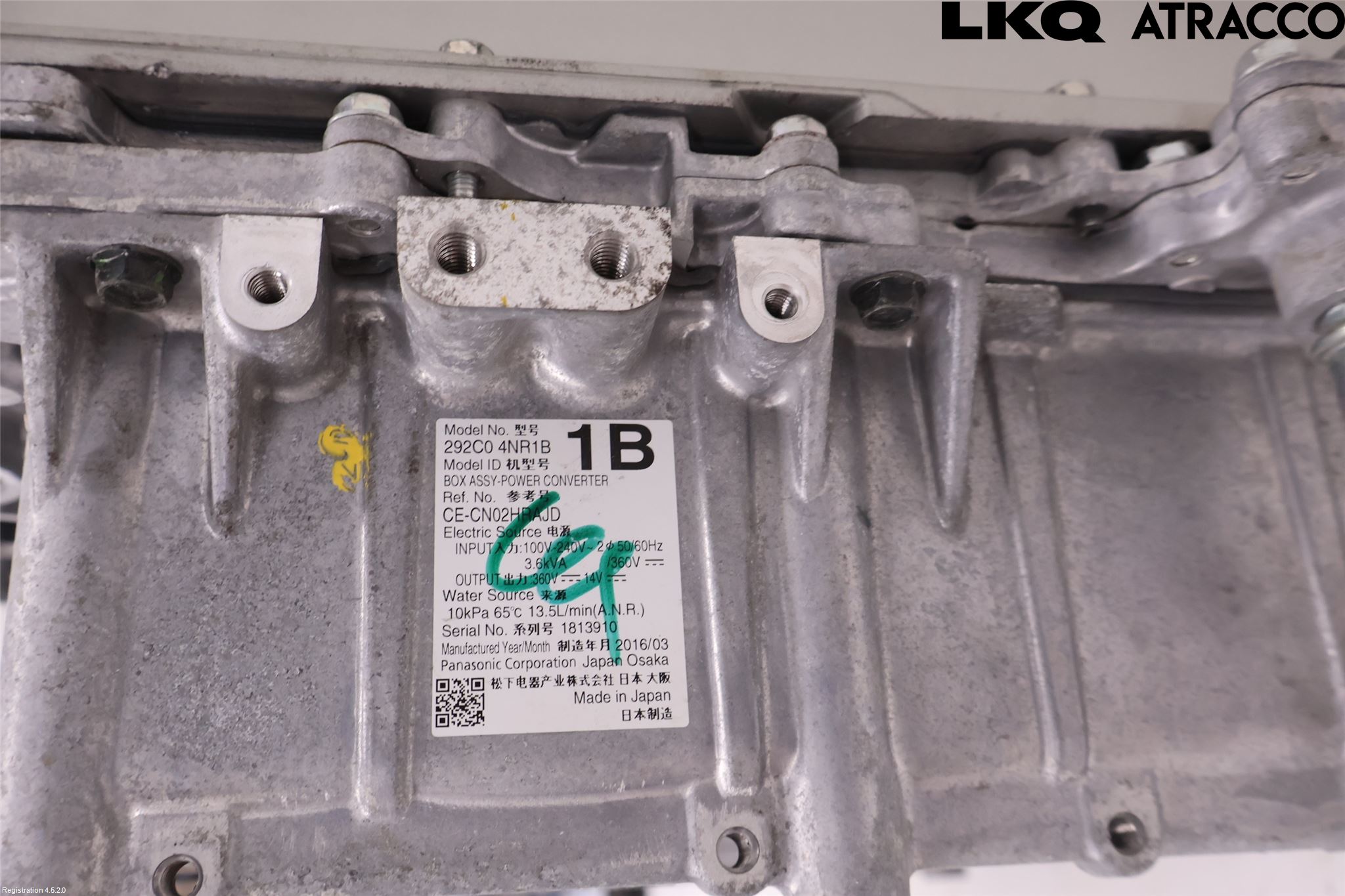 Nissan LEAF 11-17 Batteriladdare Högspänning