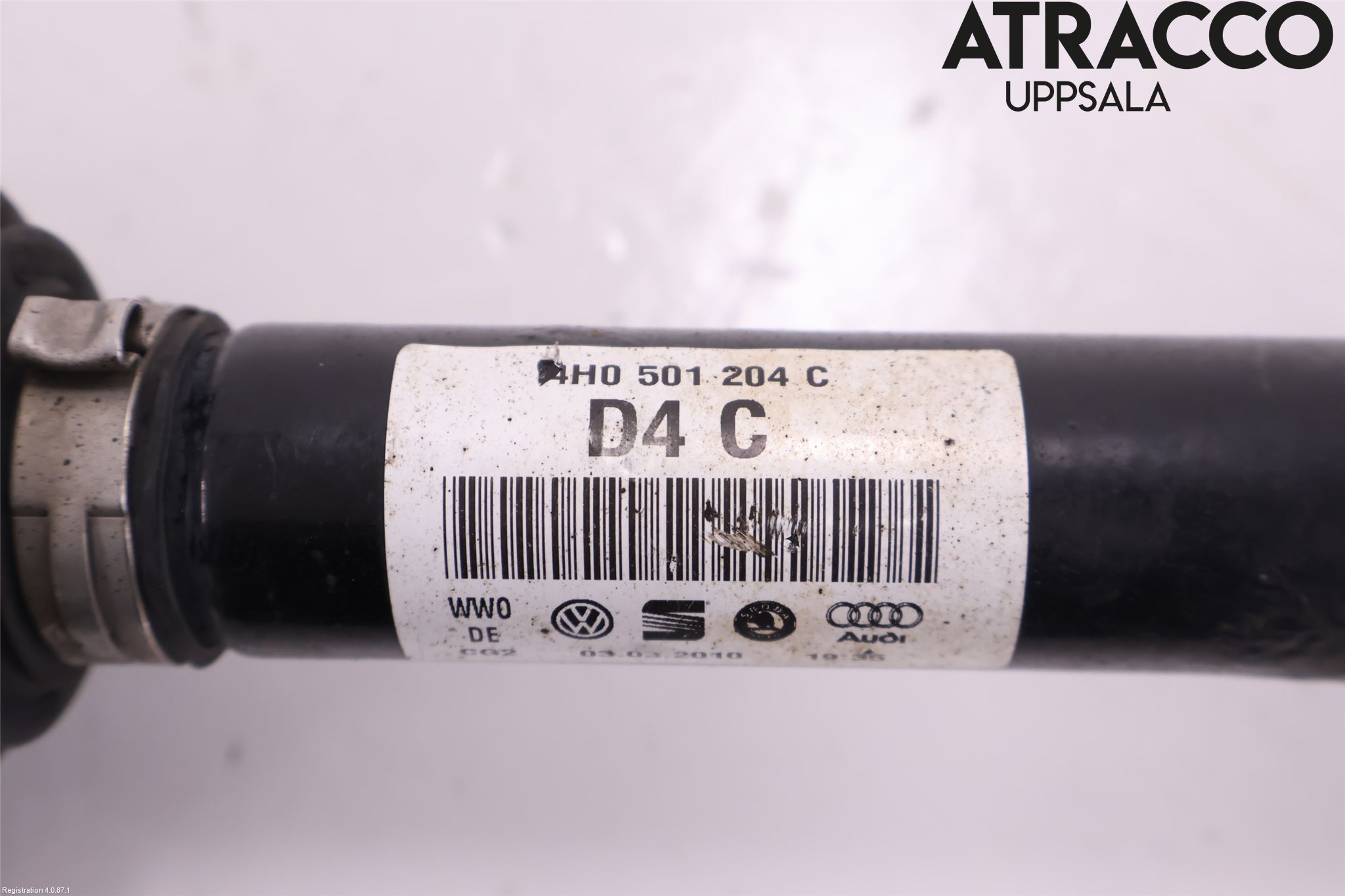 Audi A8/S8 4H 10-17 Drivaxel Bak Höger