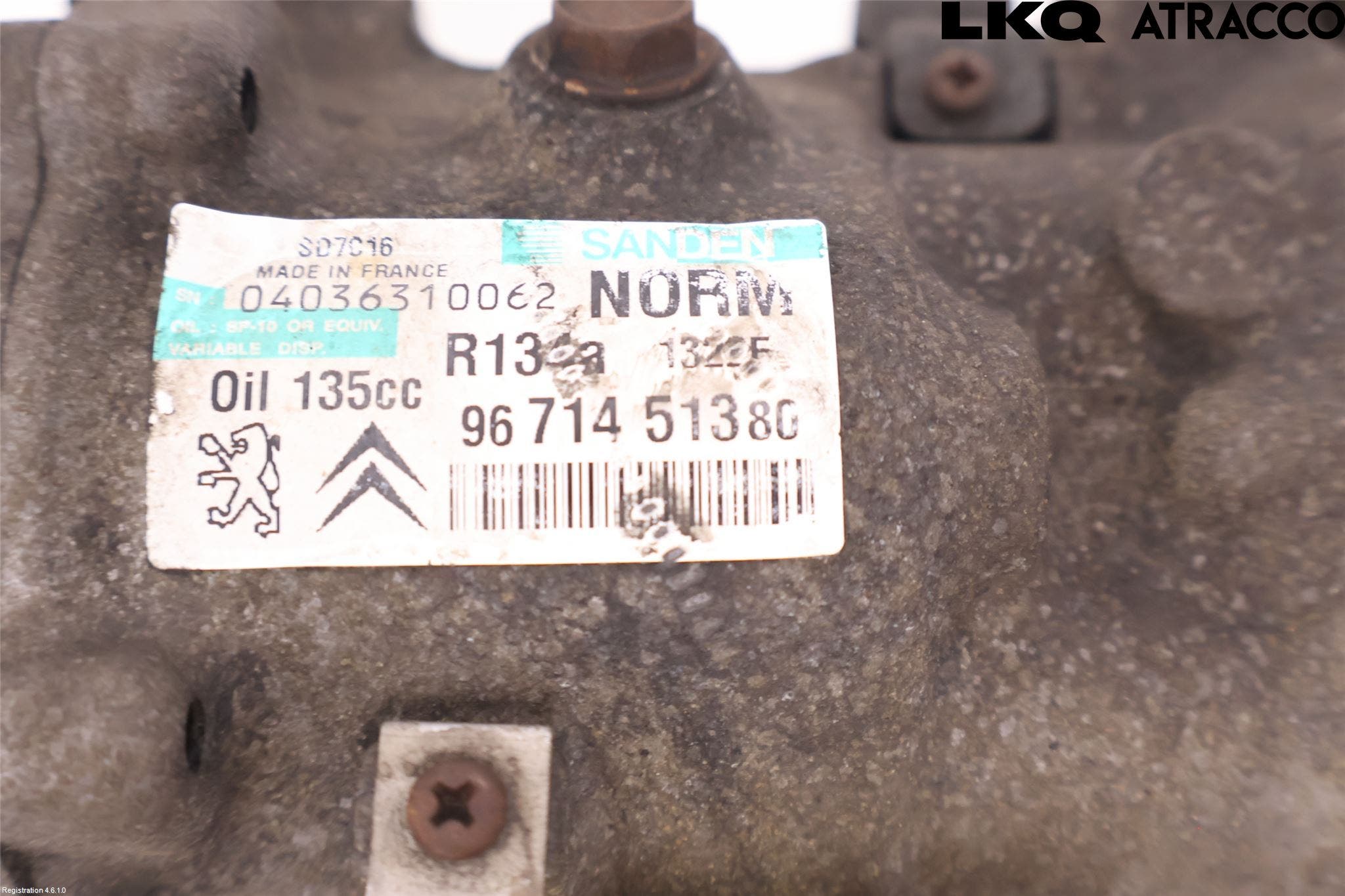 Citroen C5 08-17 Ac Kompressor