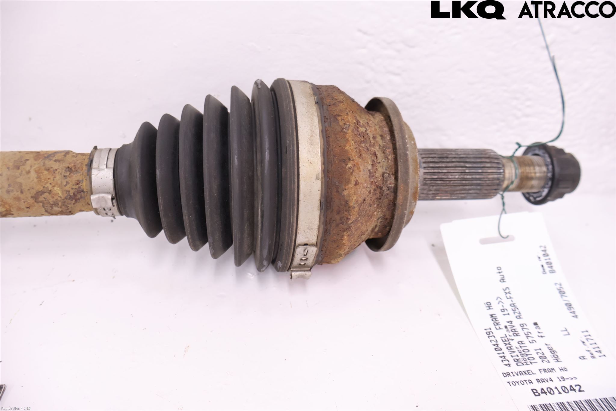 Toyota RAV4 19- Drivaxel Fram Höger