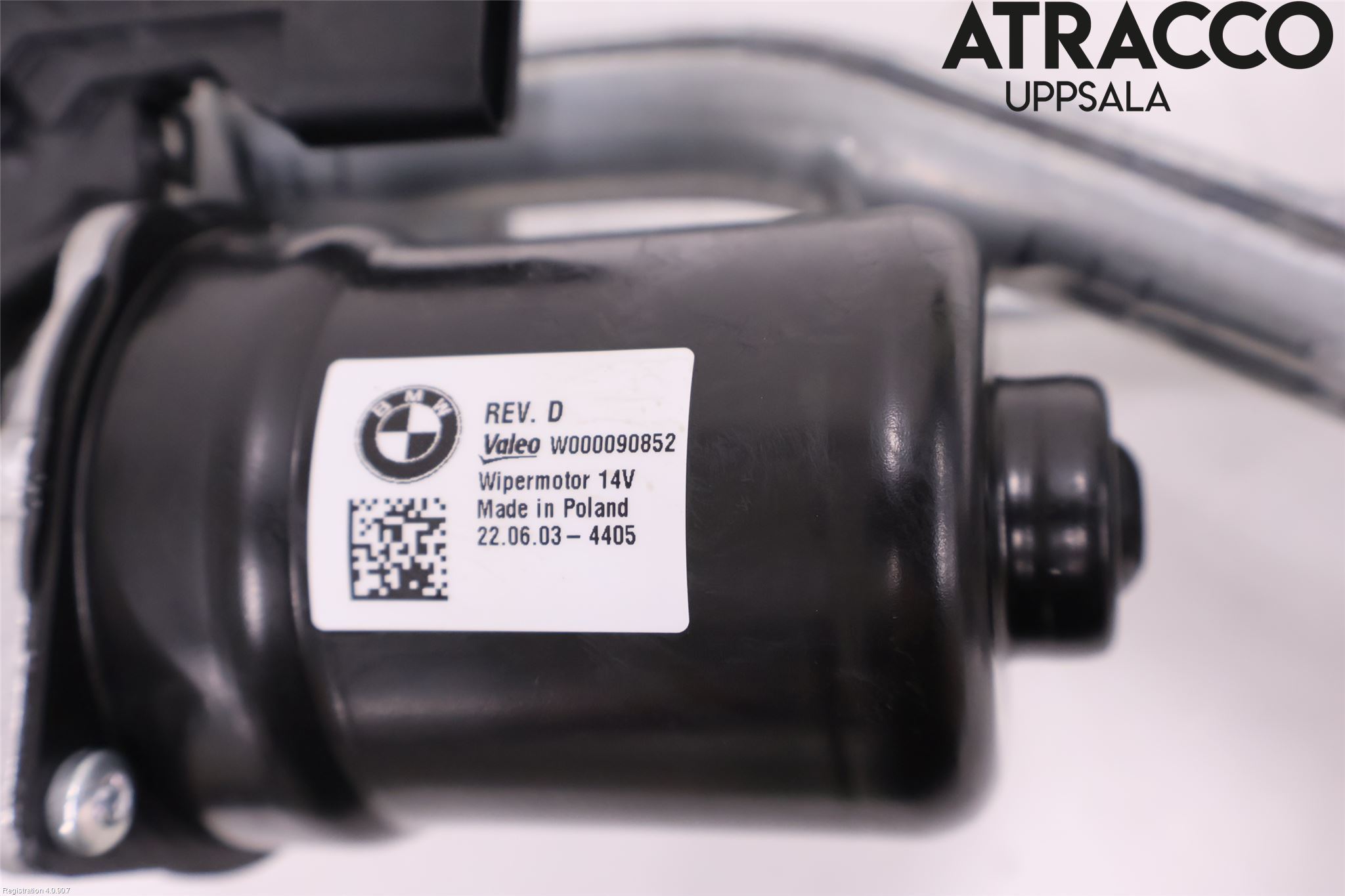 BMW 3 G20/G21/G80/G81 19- Torkarmekanism Vindruta