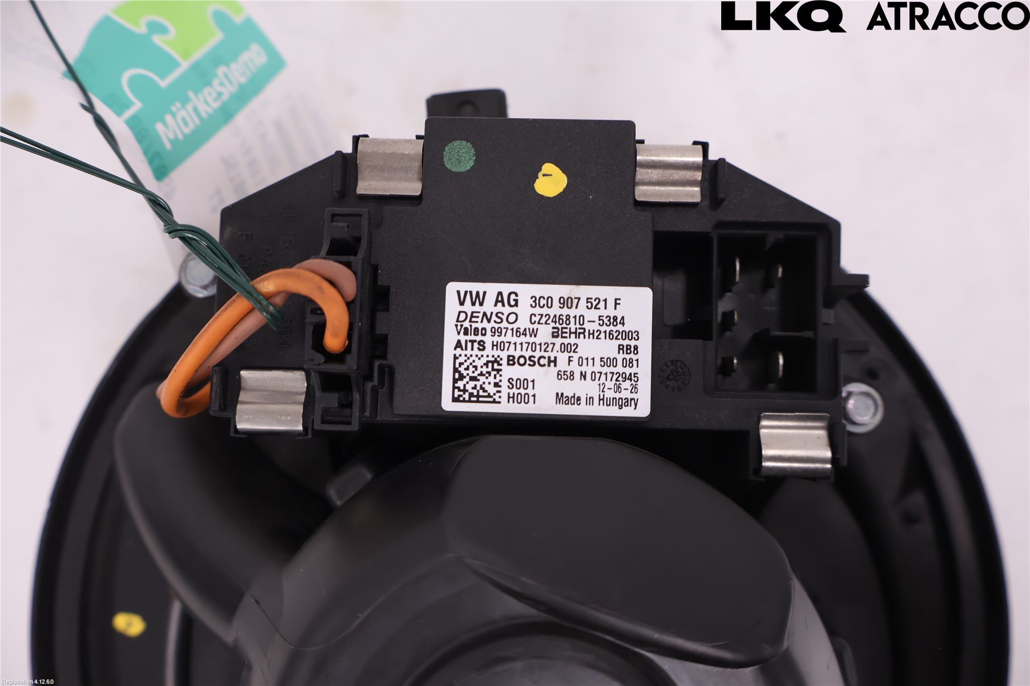 Volkswagen VW SHARAN 11- Värmefläkt