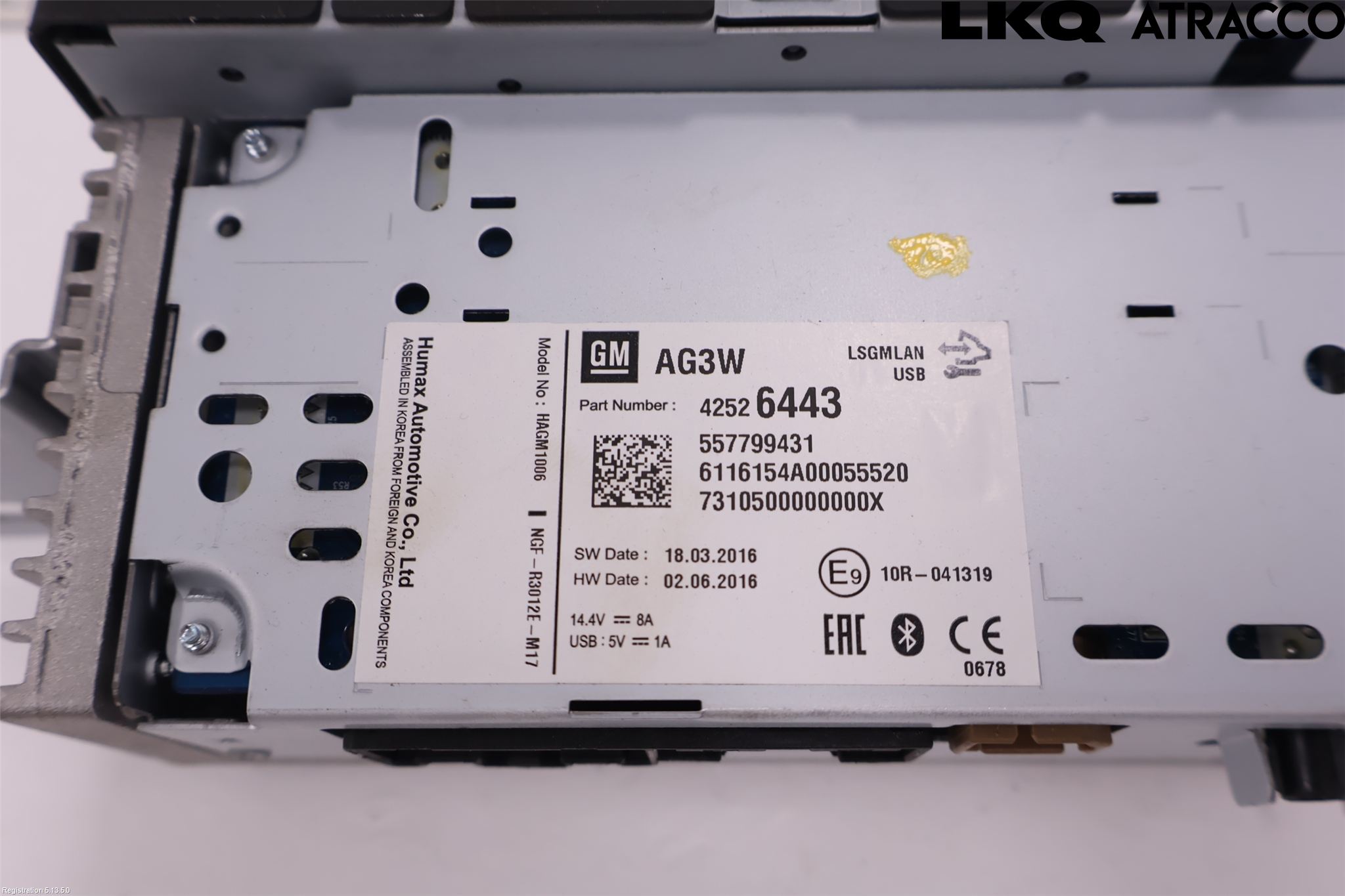 Opel KARL 16-19 Cd Radio - Multimediapanel