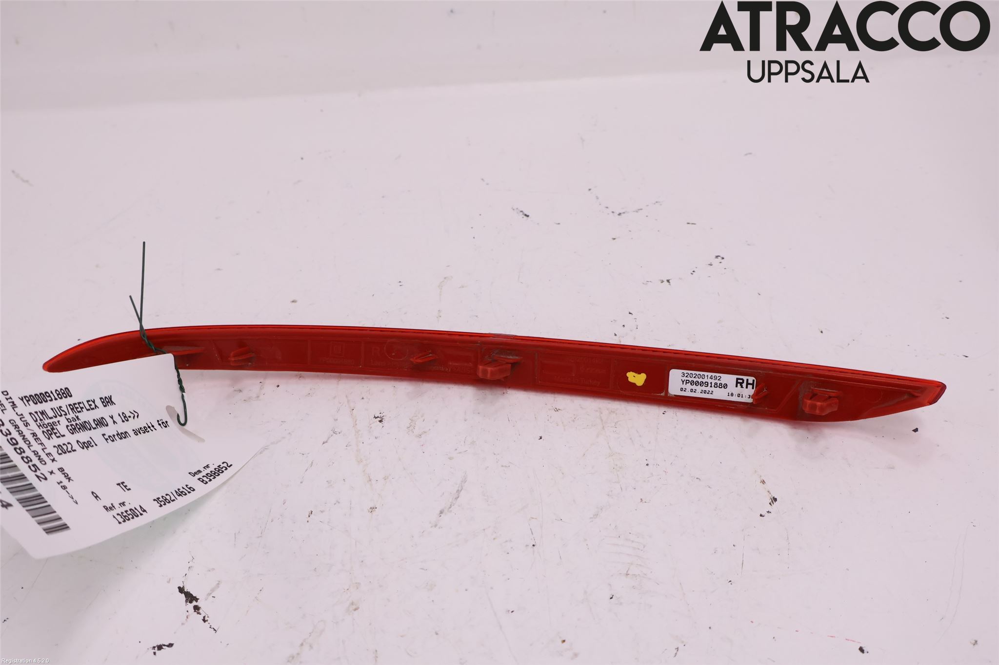 Opel GRANDLAND X 18- Dimljus/Reflex Bak