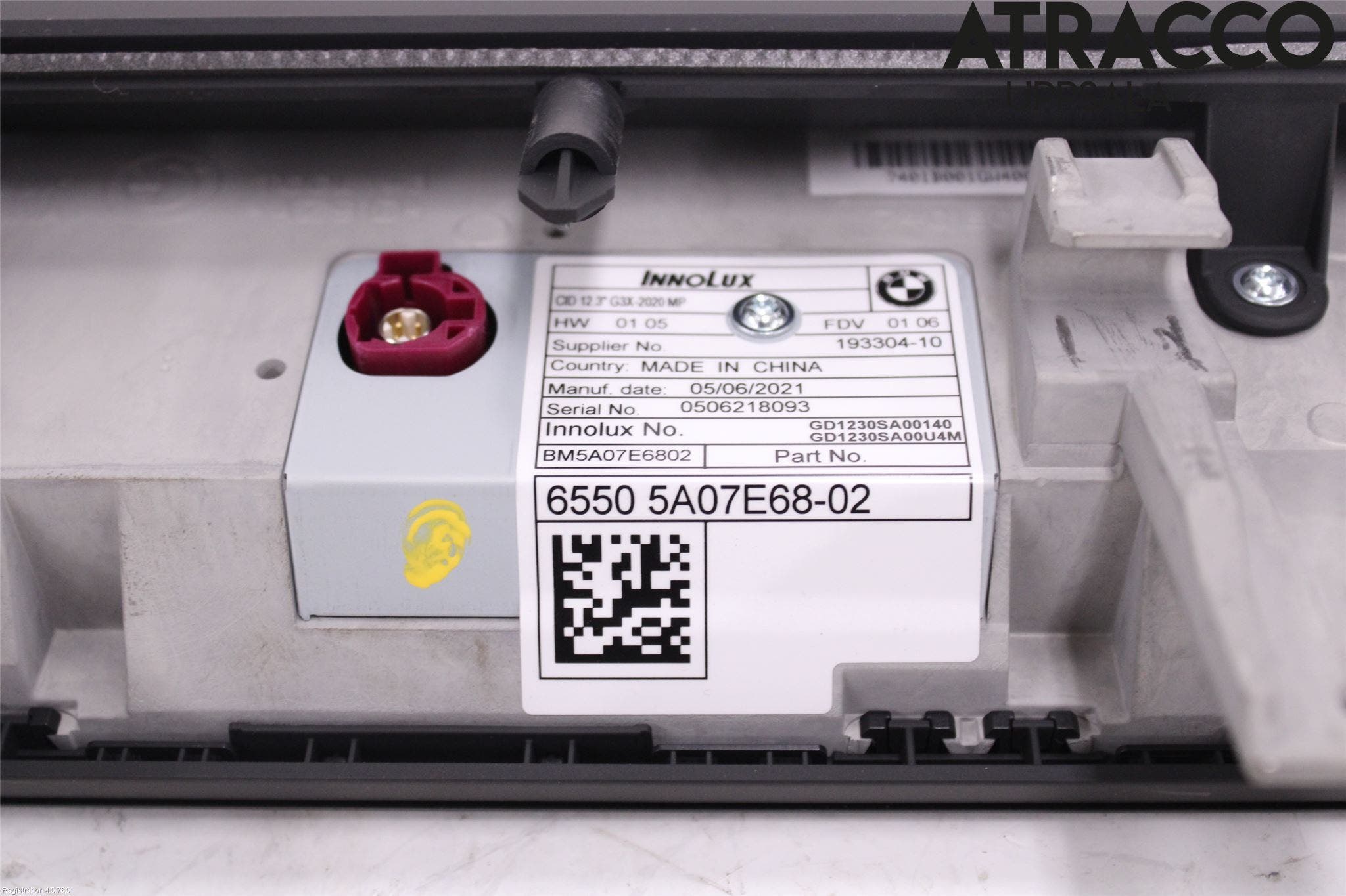 BMW 5 G30/G31/F90 17-23 Bildskärm