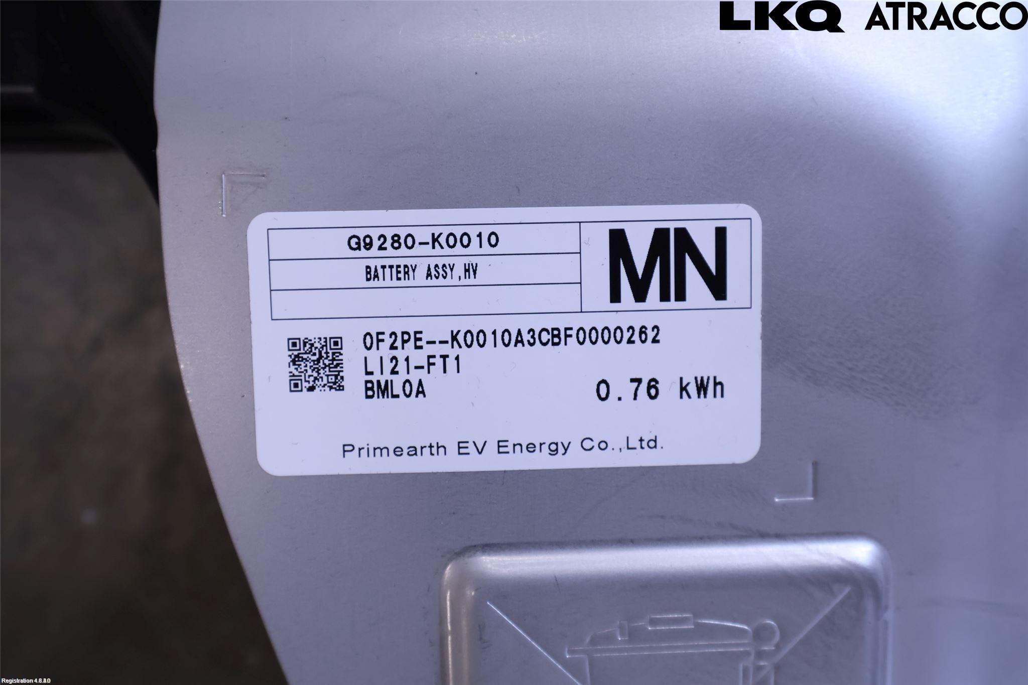 Toyota YARIS XP21 20- Batteri Högspänning