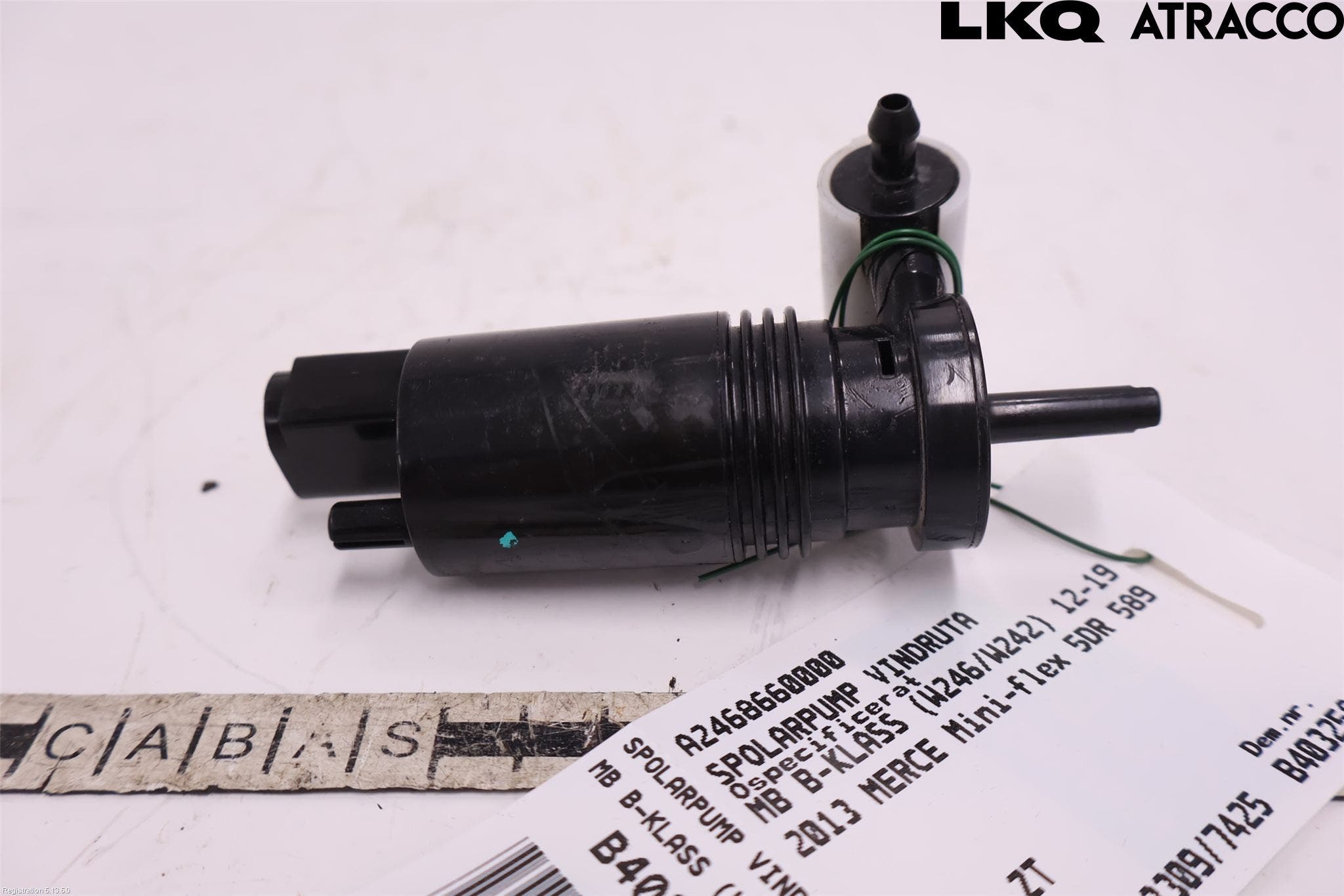 Mercedes-Benz MB B-KLASS (W246/W242) 12-19 Spolarpump Vindruta