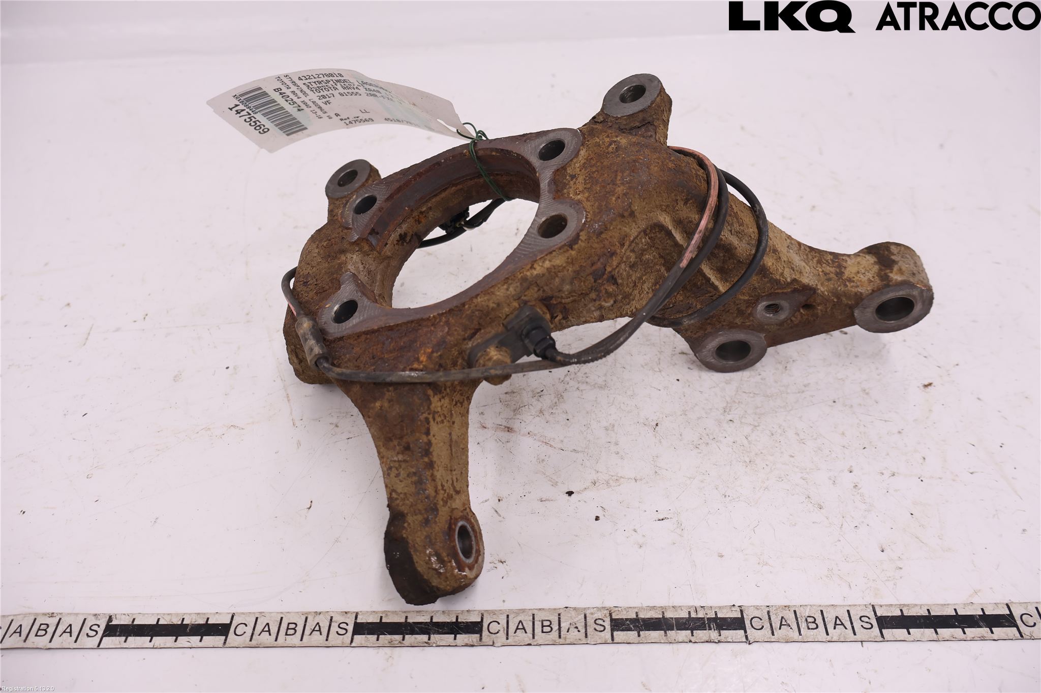 Toyota RAV4 13-18 Styrspindel Lagerhus Vä