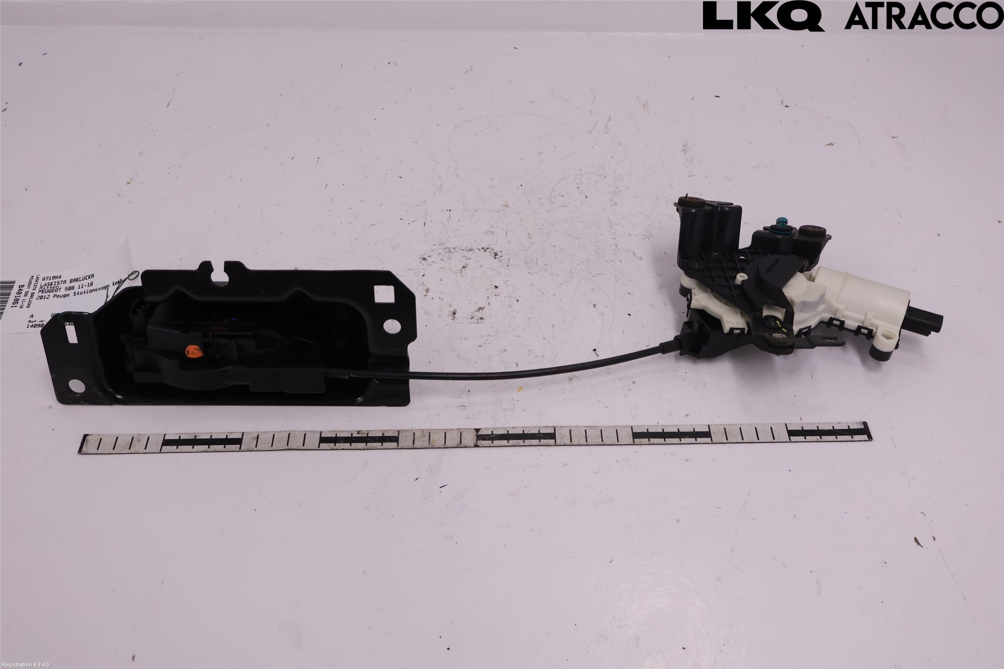 Peugeot 508 11-18 Låskista Baklucka