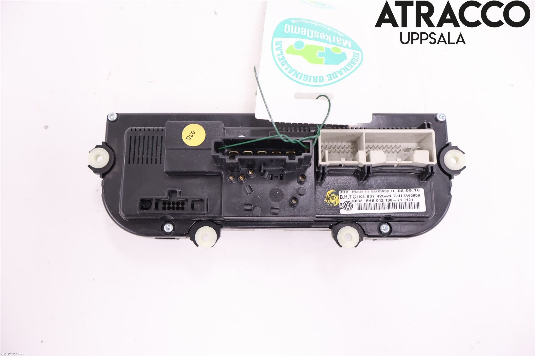 Volkswagen VW CADDY 16-20 Ac Styrenhet Ac Manöveren