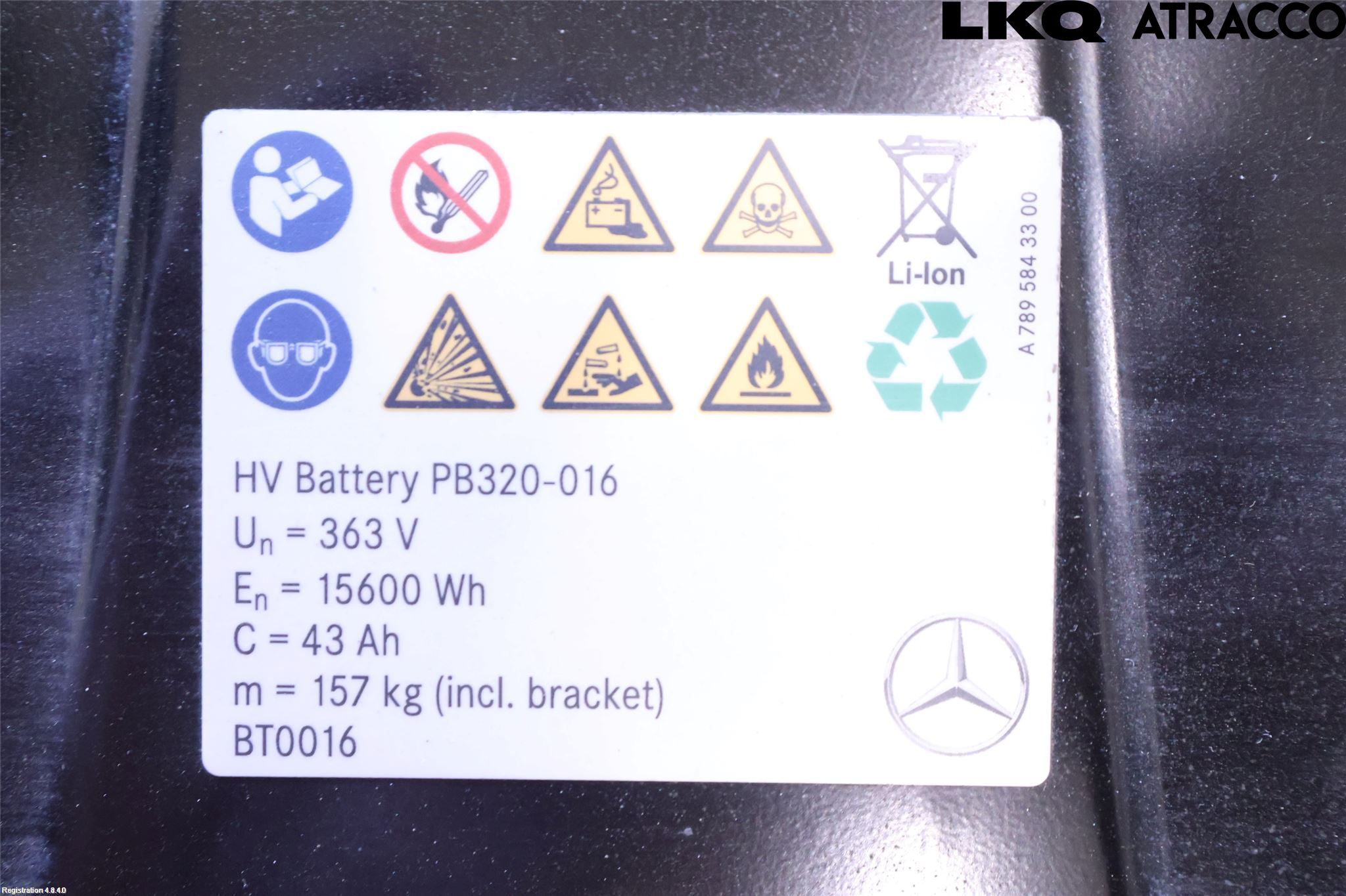 Mercedes-Benz MB A-KLASS (W177) 18- Batteri Högspänning