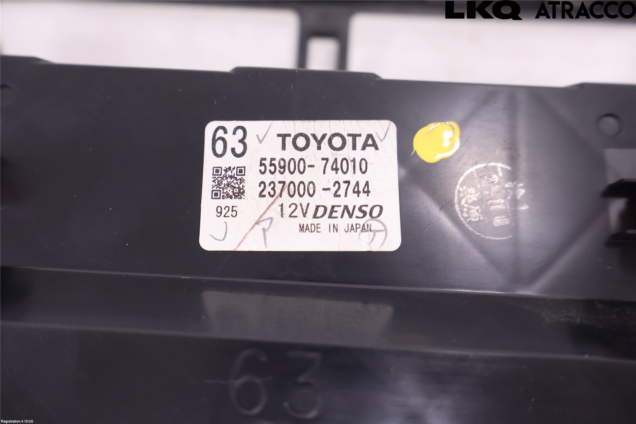 Toyota iQ Ac Styrenhet Ac Manöveren