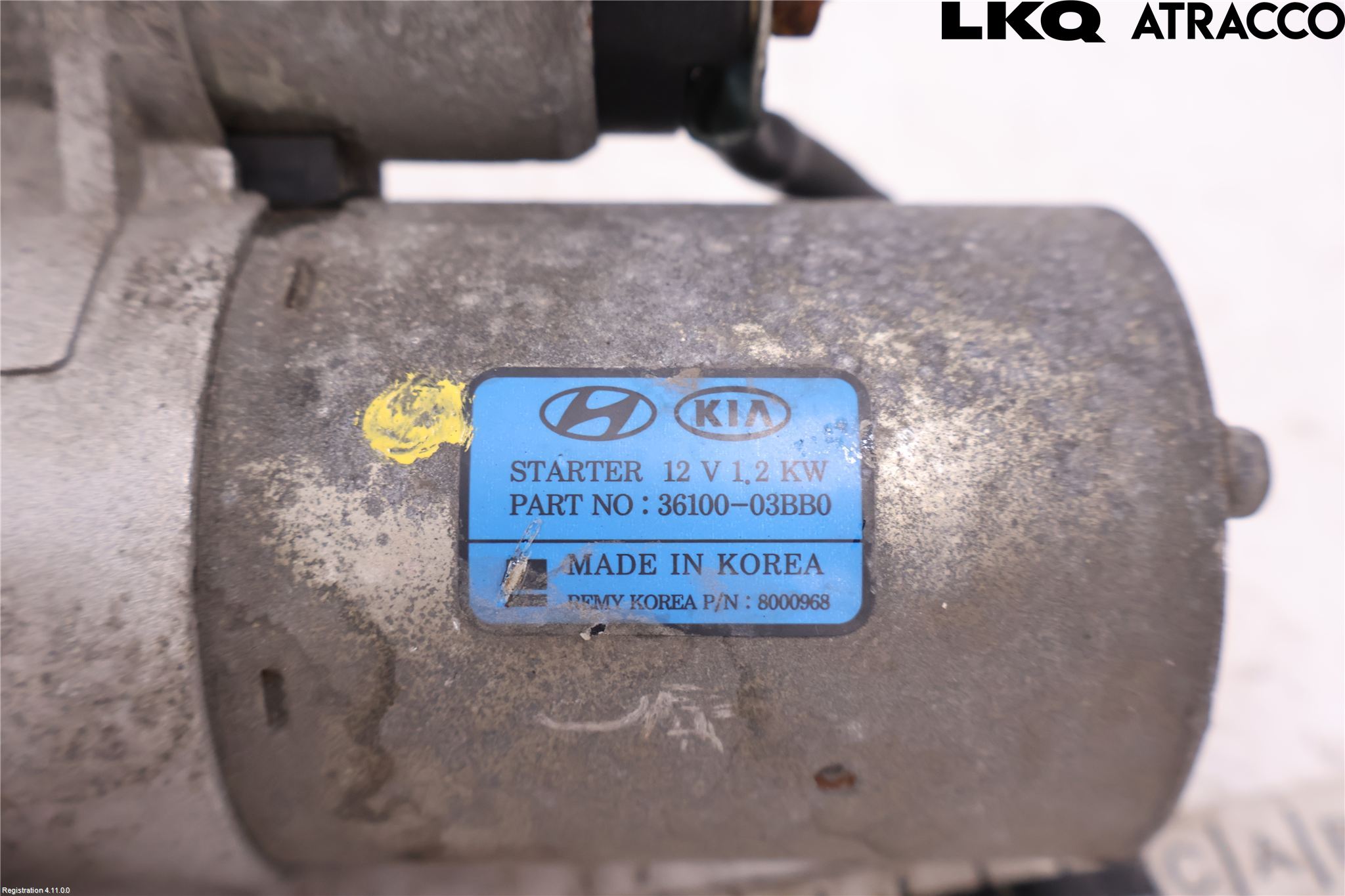 Kia PICANTO 12-17 Startmotor