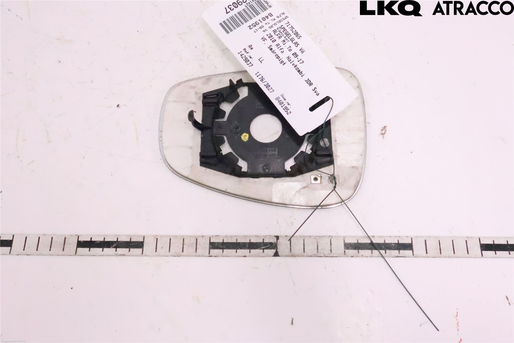 Alfa Mi.To 09-17 Spegelglas Vä