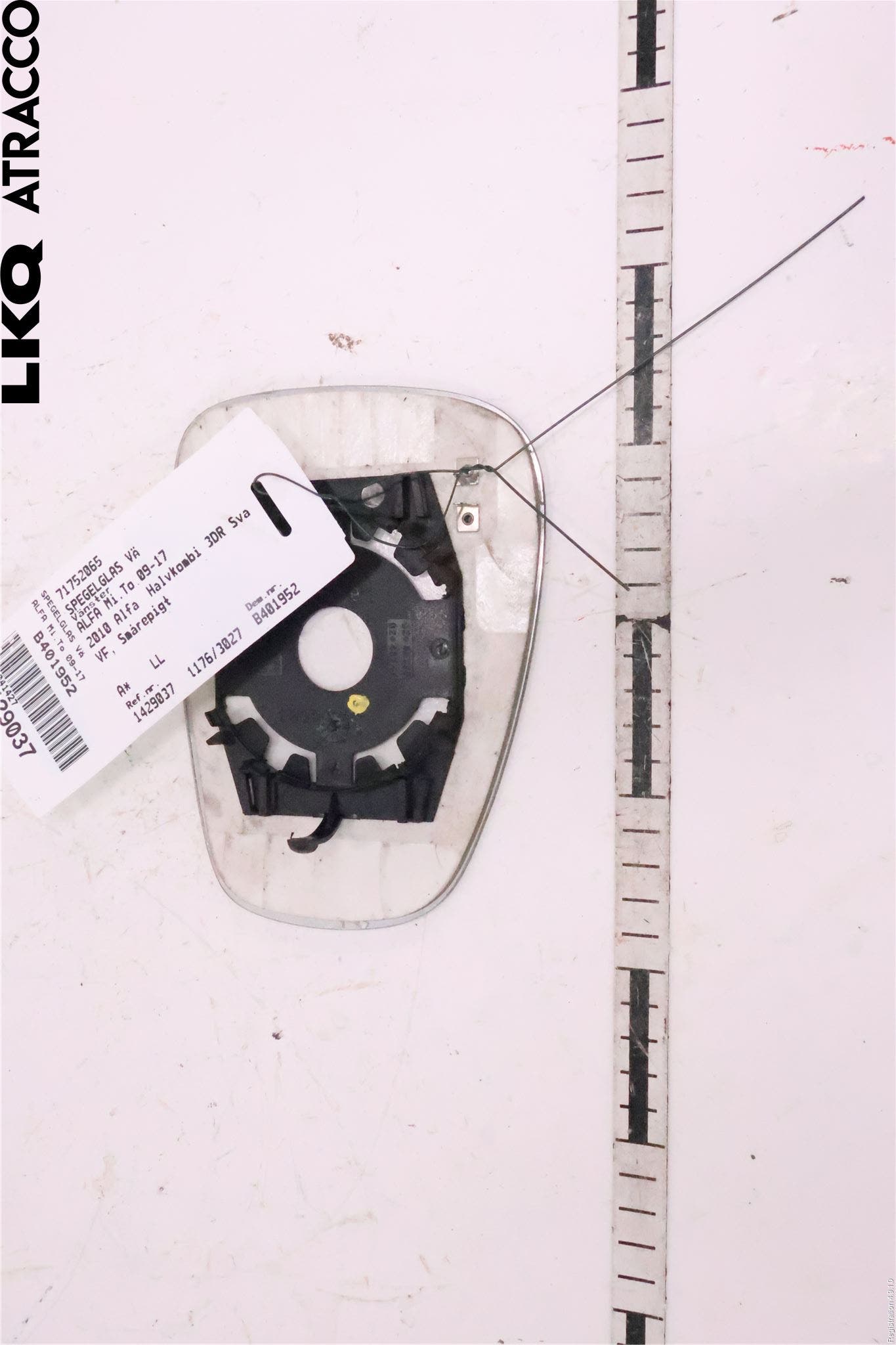 Alfa Mi.To 09-17 Spegelglas Vä