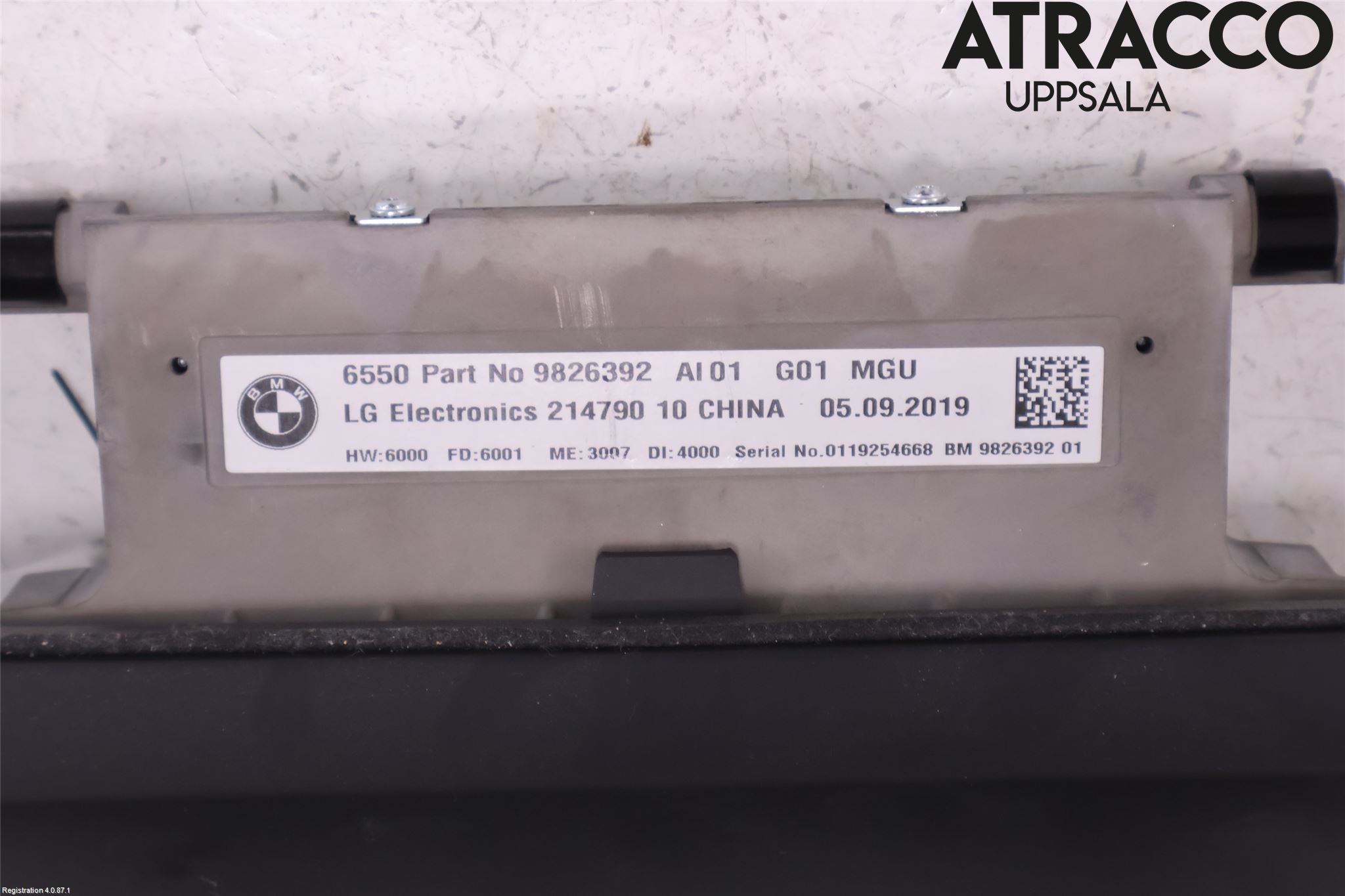 BMW X3 G01 18- Bildskärm