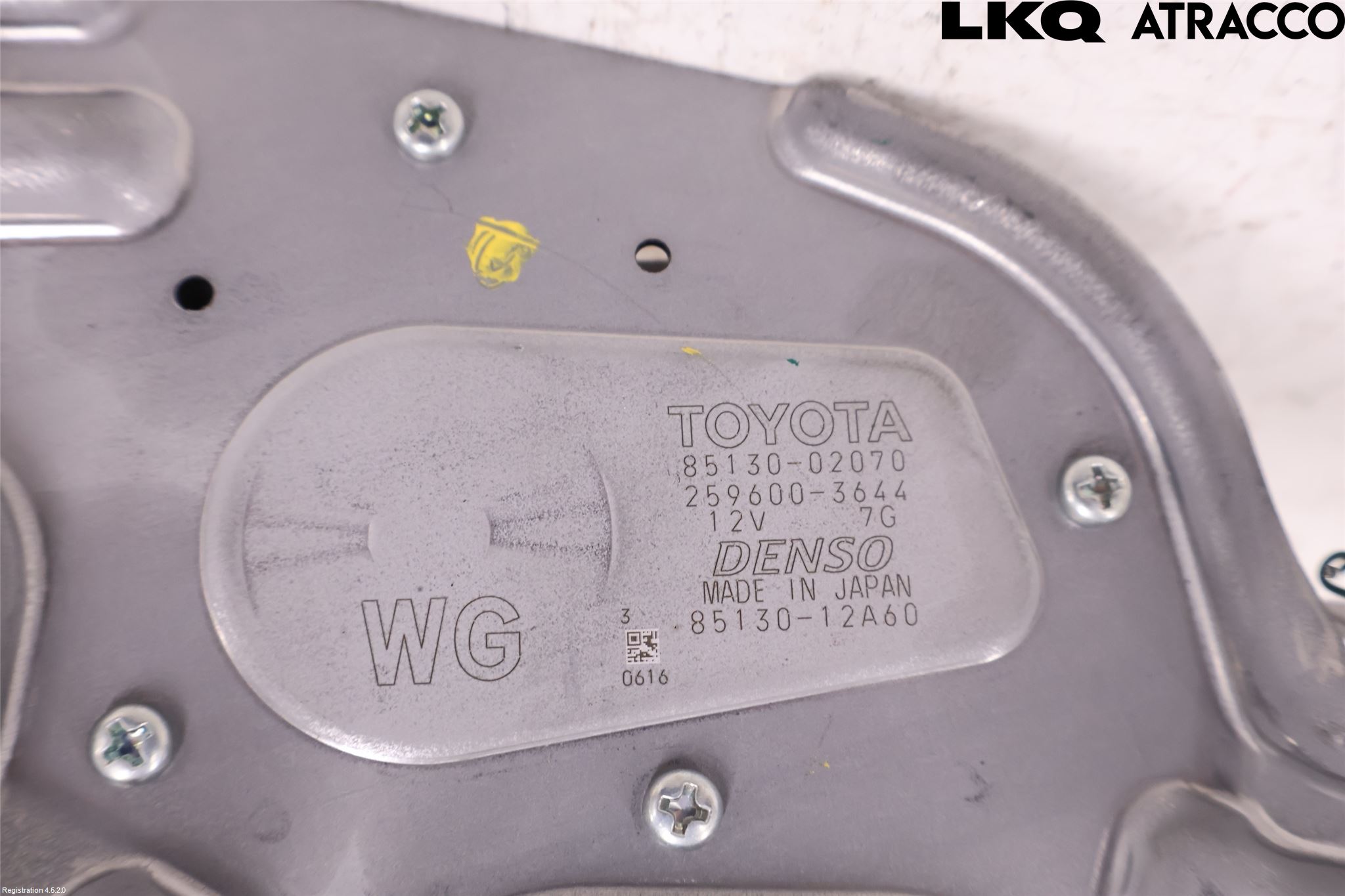 Toyota COROLLA 19- Torkarmotor Baklucka