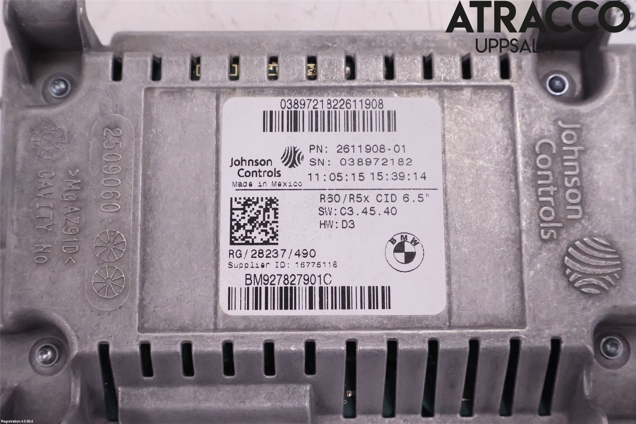 Mini COUNTRYMAN R60 11-16 Bildskärm