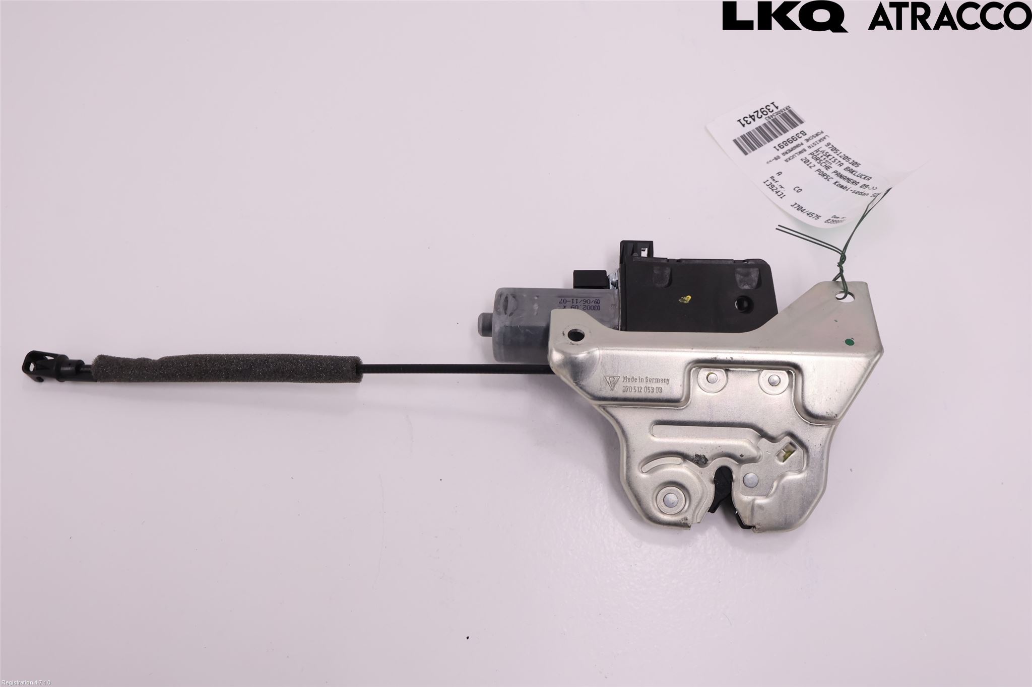 Porsche PANAMERA 09- Låskista Baklucka