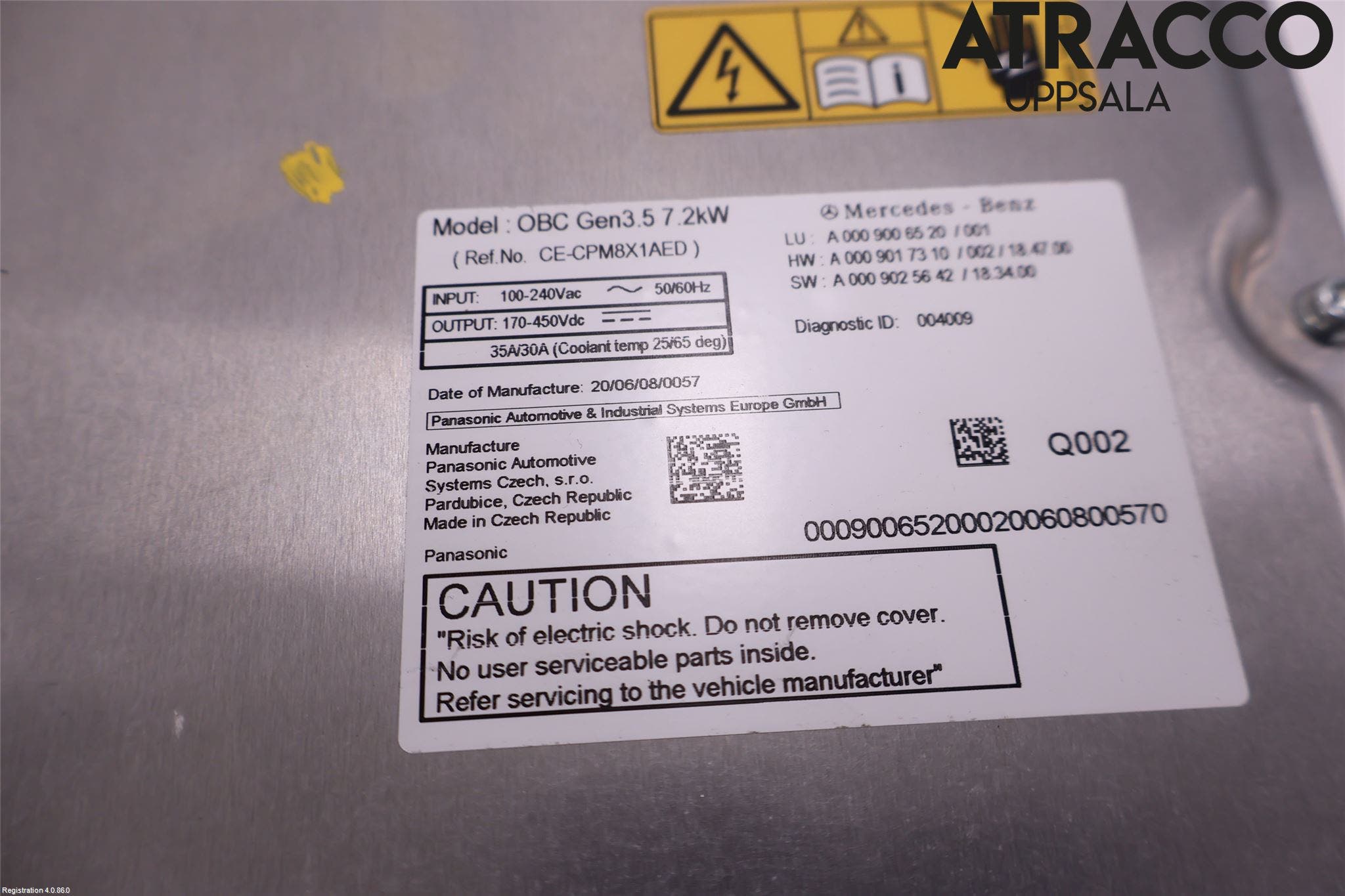 Mercedes-Benz MB A-KLASS (W177) 18- Batteriladdare Högspänning