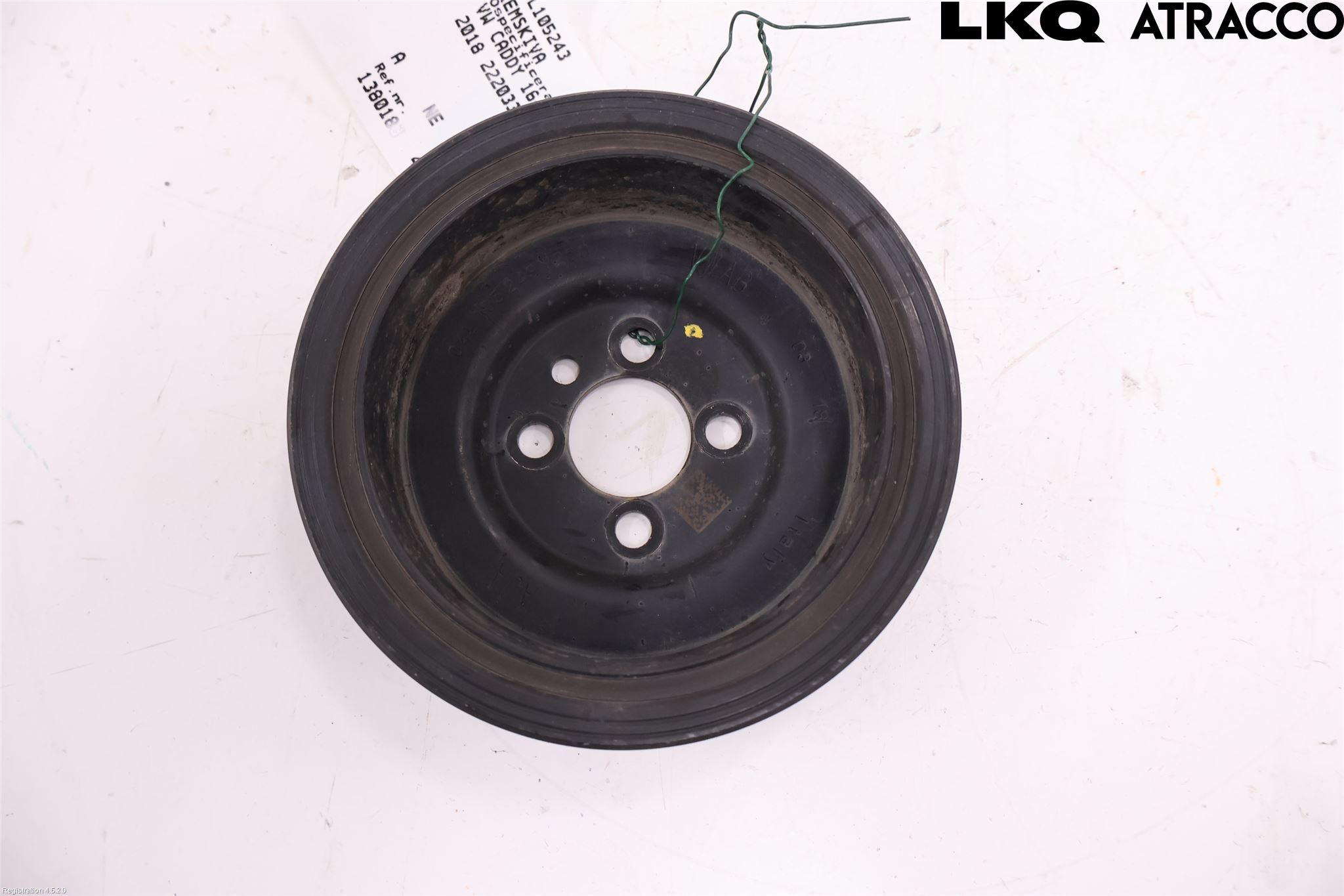 Volkswagen VW CADDY 16-20 Remskiva