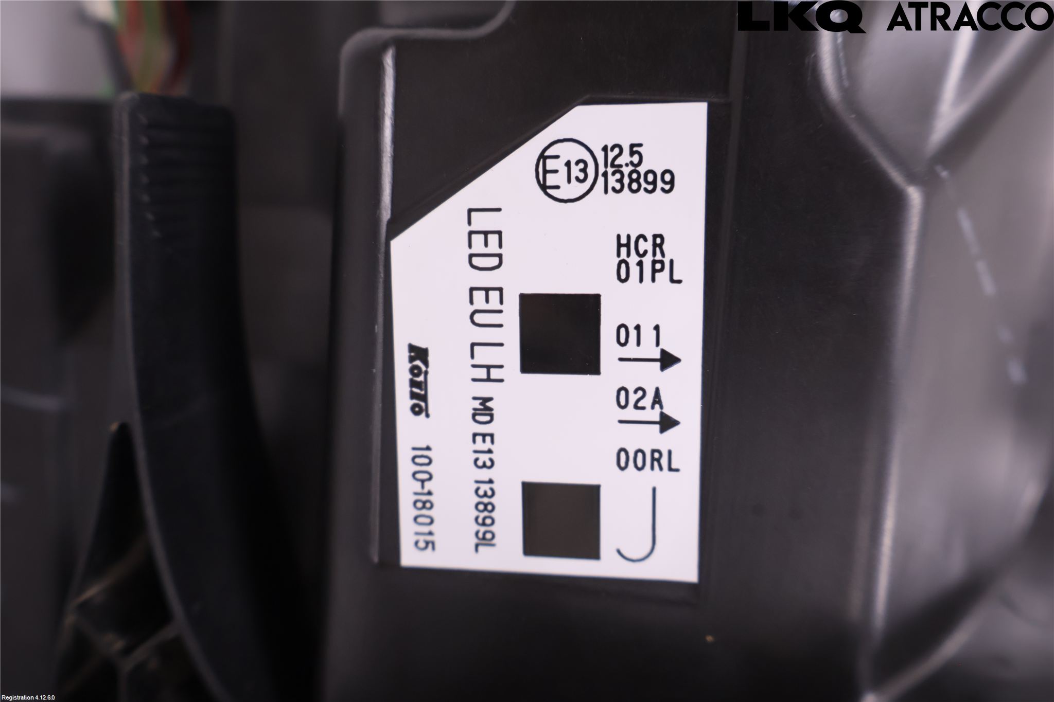 Nissan QASHQAI 14-17 Strålkastare Vänster