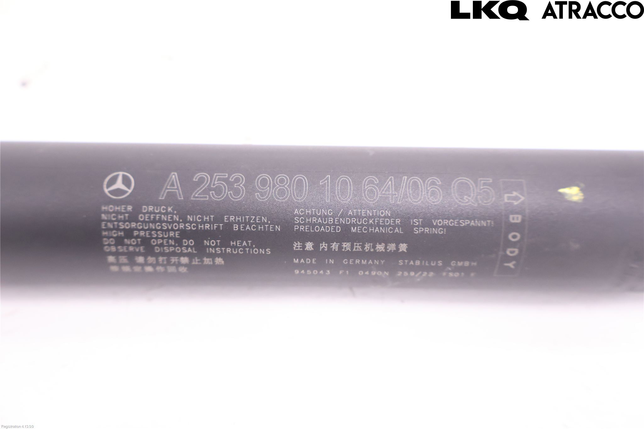 Mercedes-Benz MB GLC-KLASS (X253/C253) 15-22 Gasfjäder Baklucka